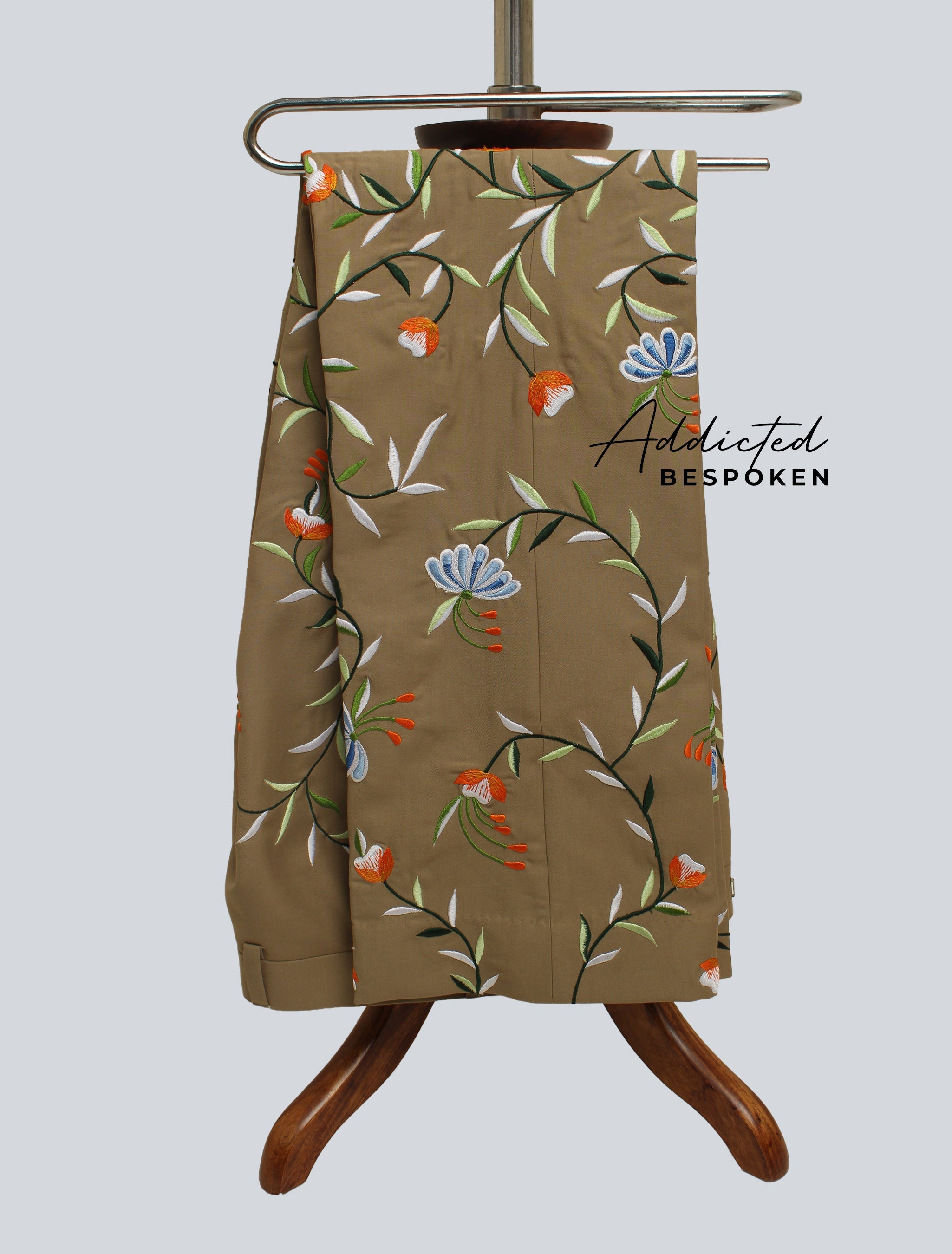 Floral Embellished Western Suit Addicted Bespoken