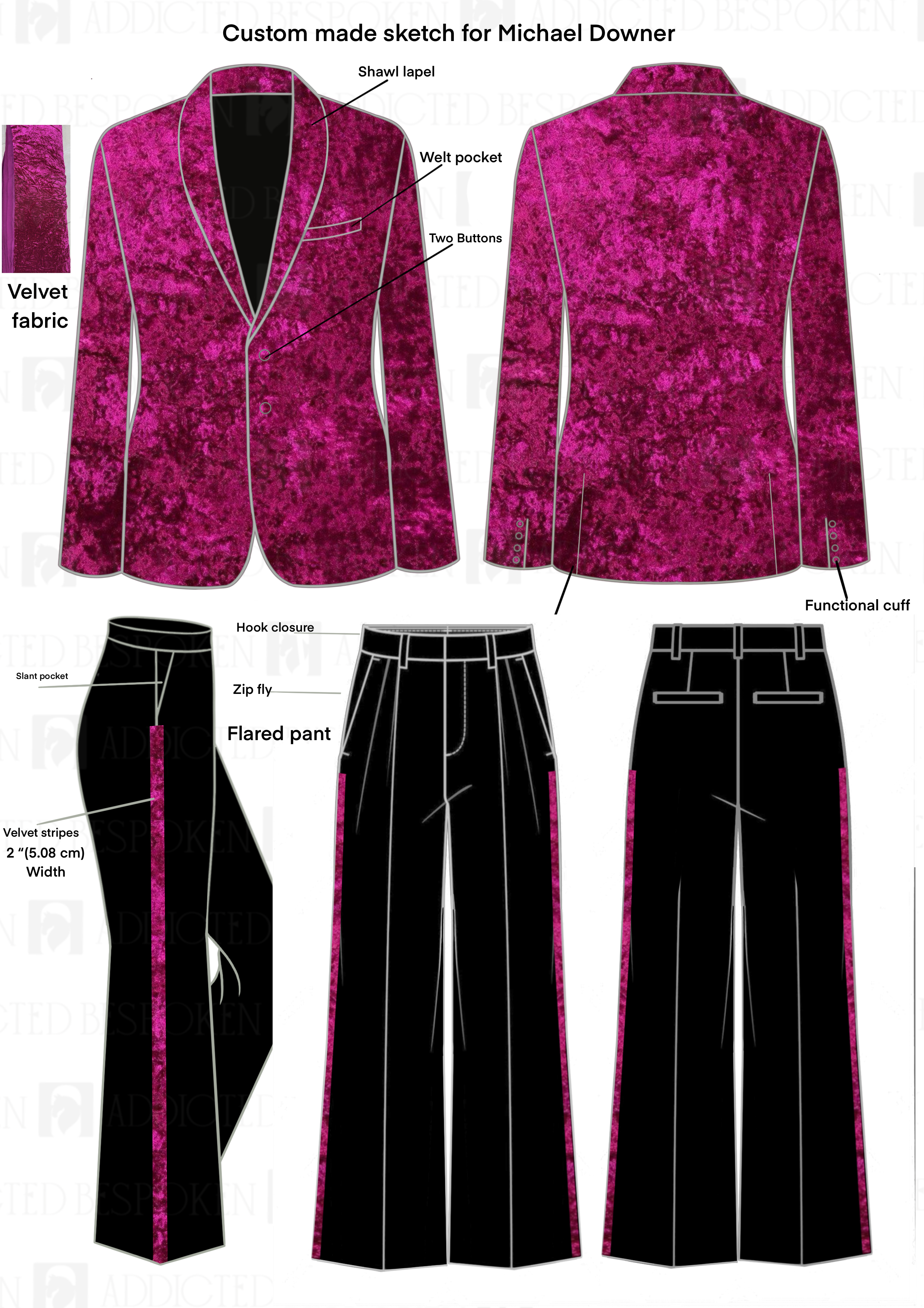 Custom 2Piece Suit for Michael Downer