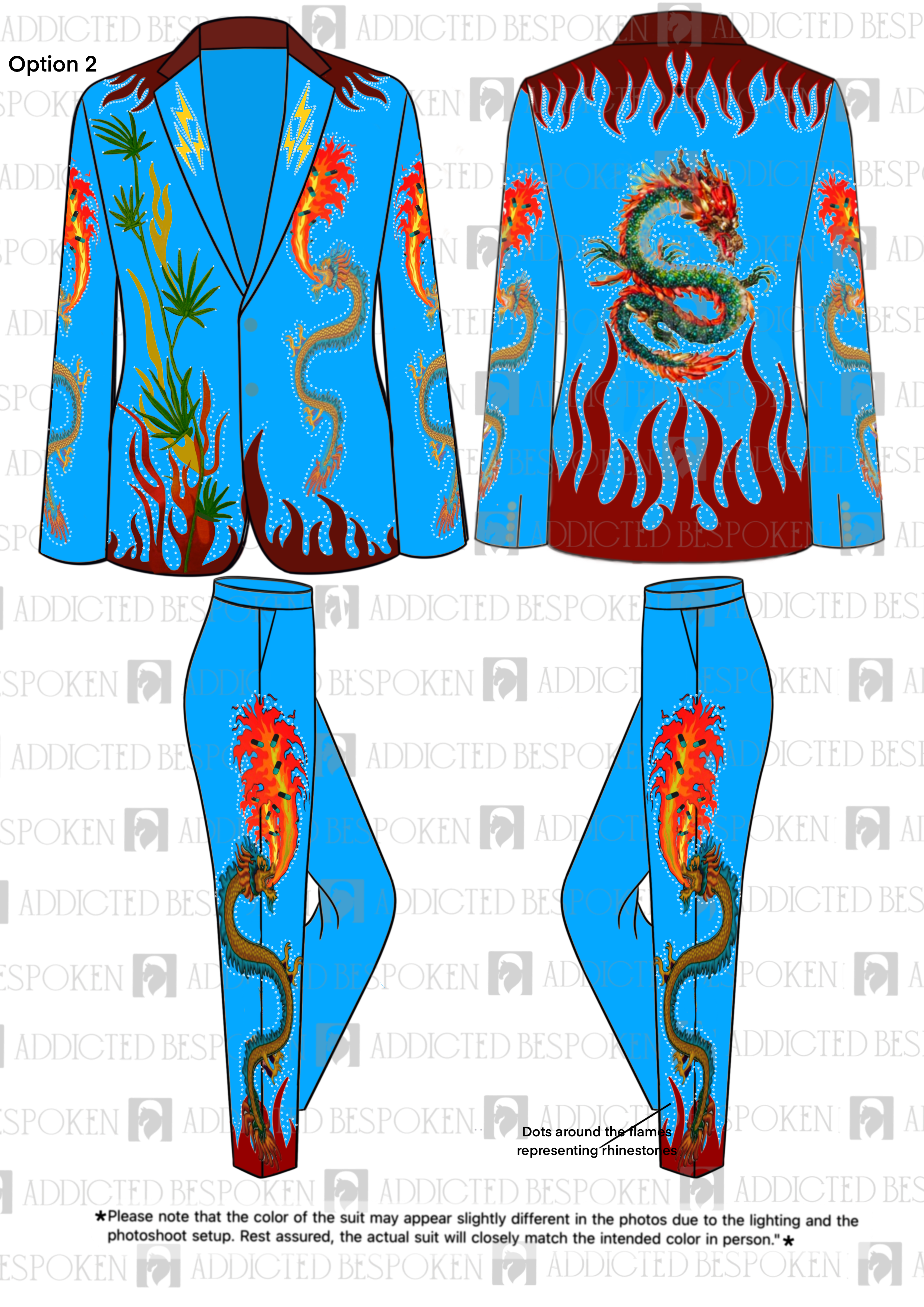 Custom made 2pc Suit for Michael Kleid