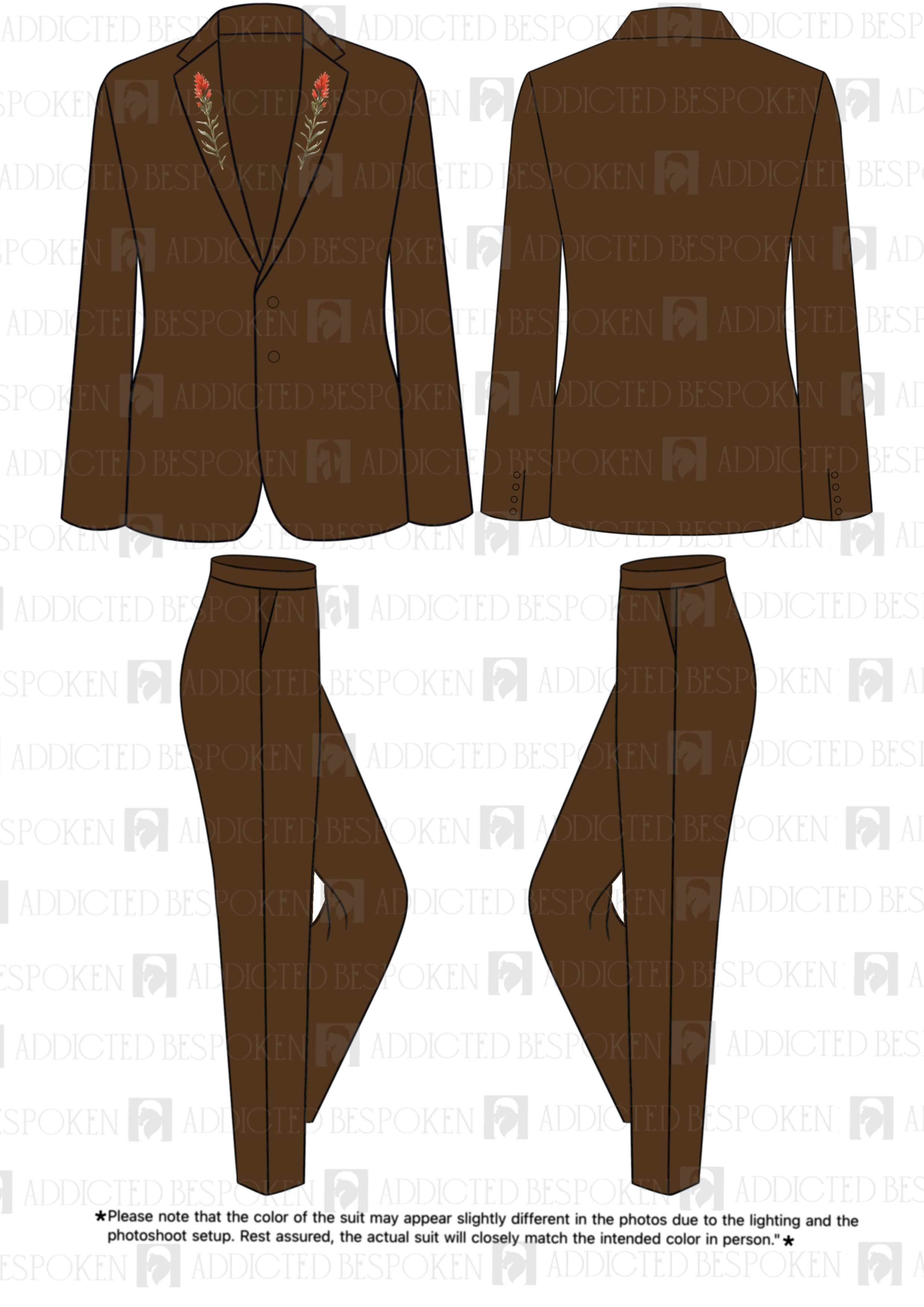 Custom made 2pc suit for Clayton