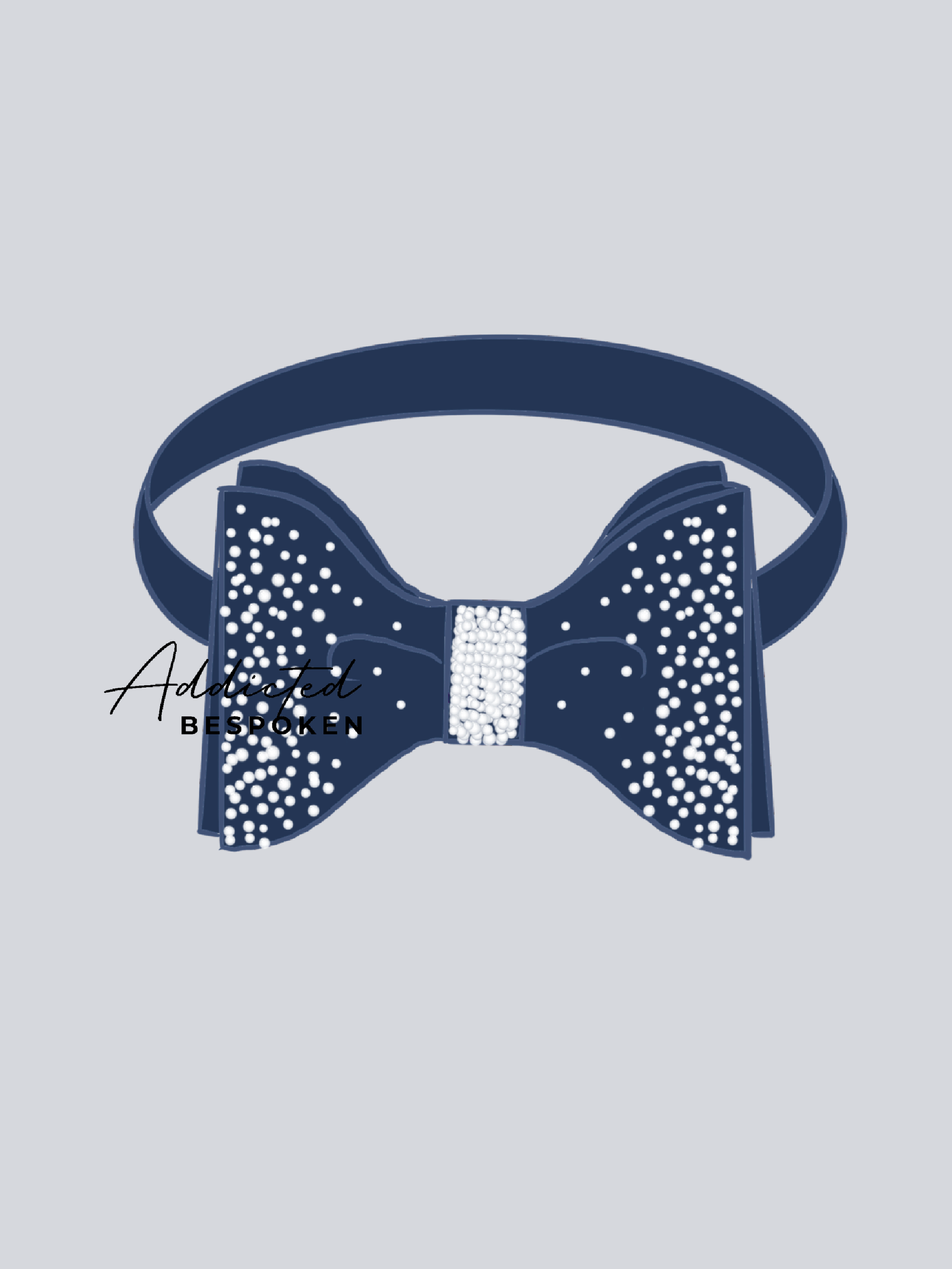 Elegance Bow Tie with Pearl Embellishments
