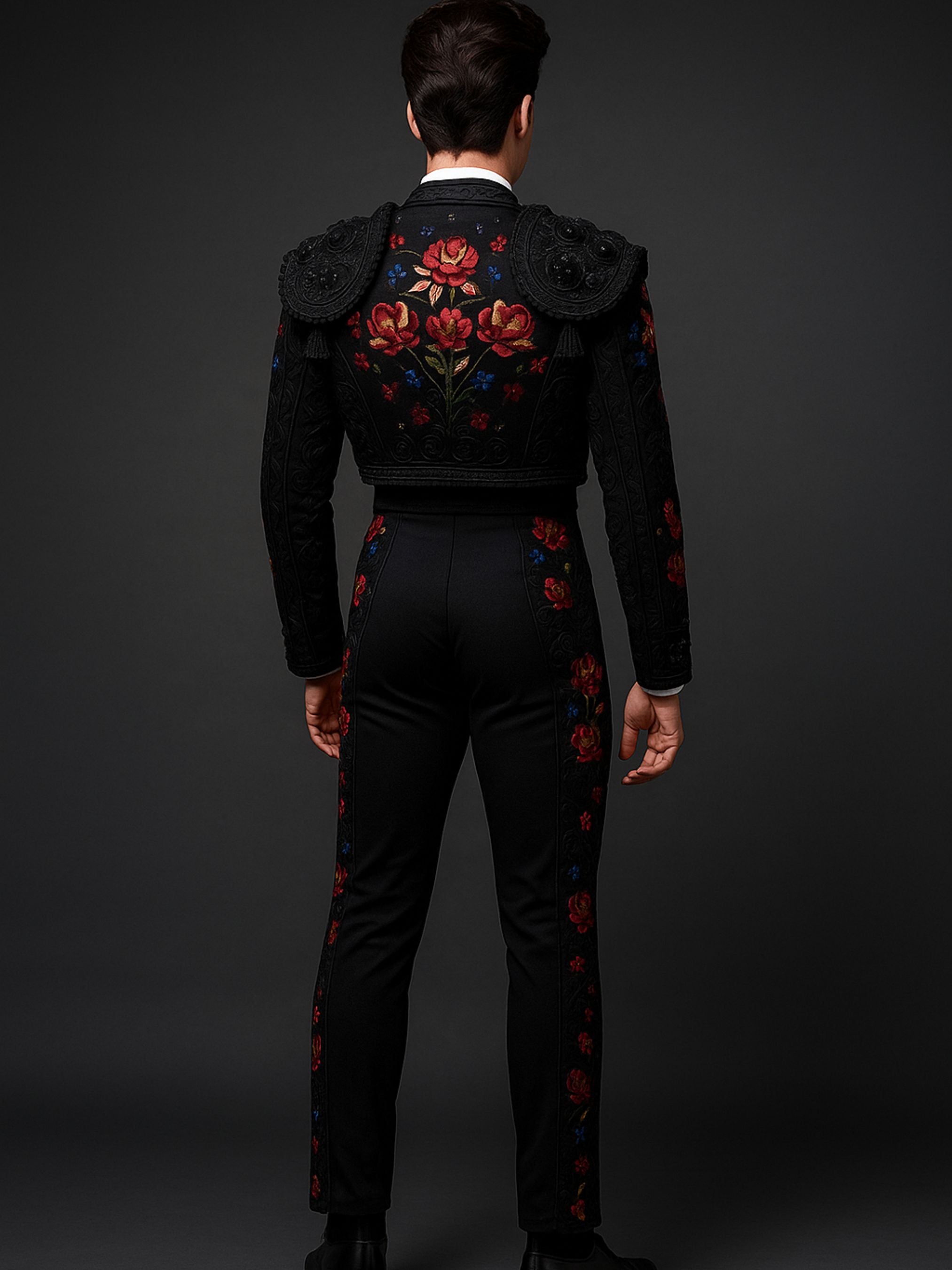 Noir Royale Embroidered Matador Suit Addicted Bespoken