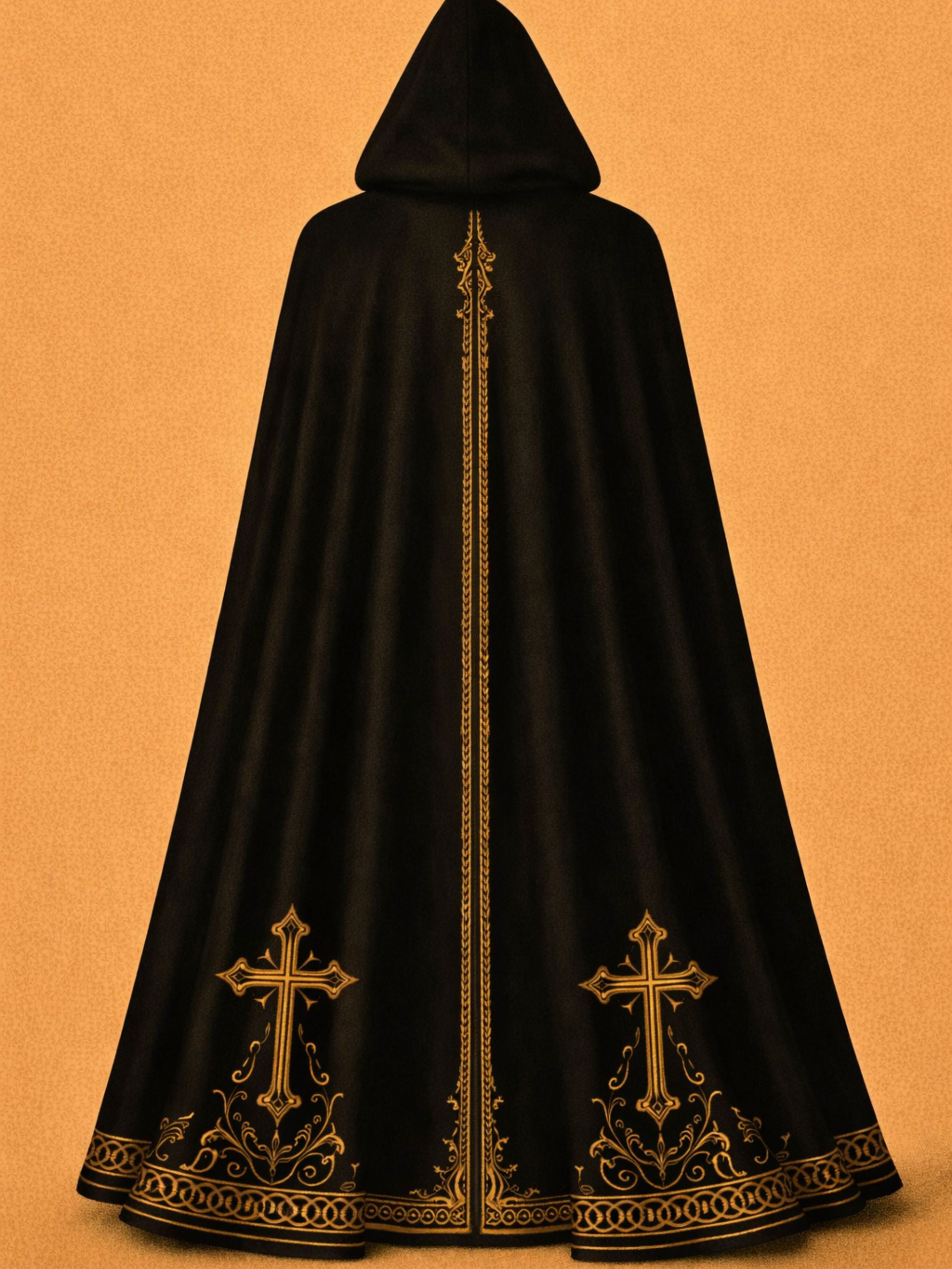 Gothic Embroidered Cape Suit Addicted Bespoken