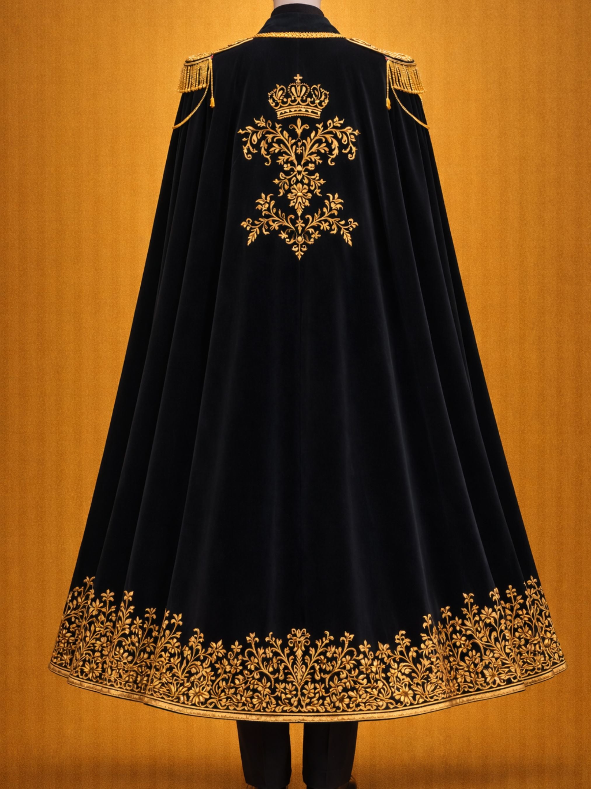 Black Gothic Suit with Cape Addicted Bespoken