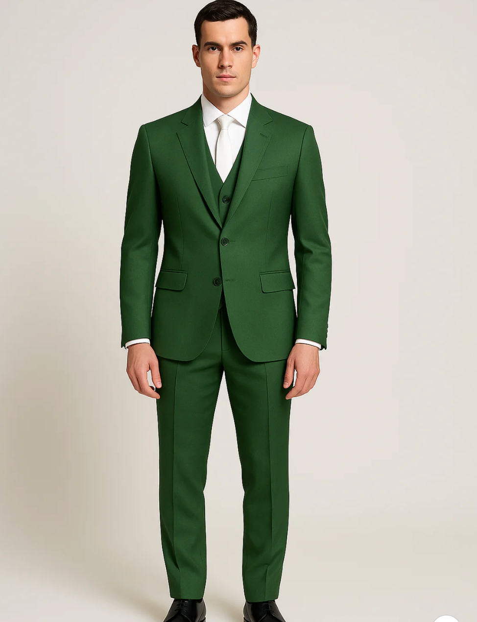 Custom made 3 Piece Evergreen Suit for Groomsmen (2) Addicted Bespoken