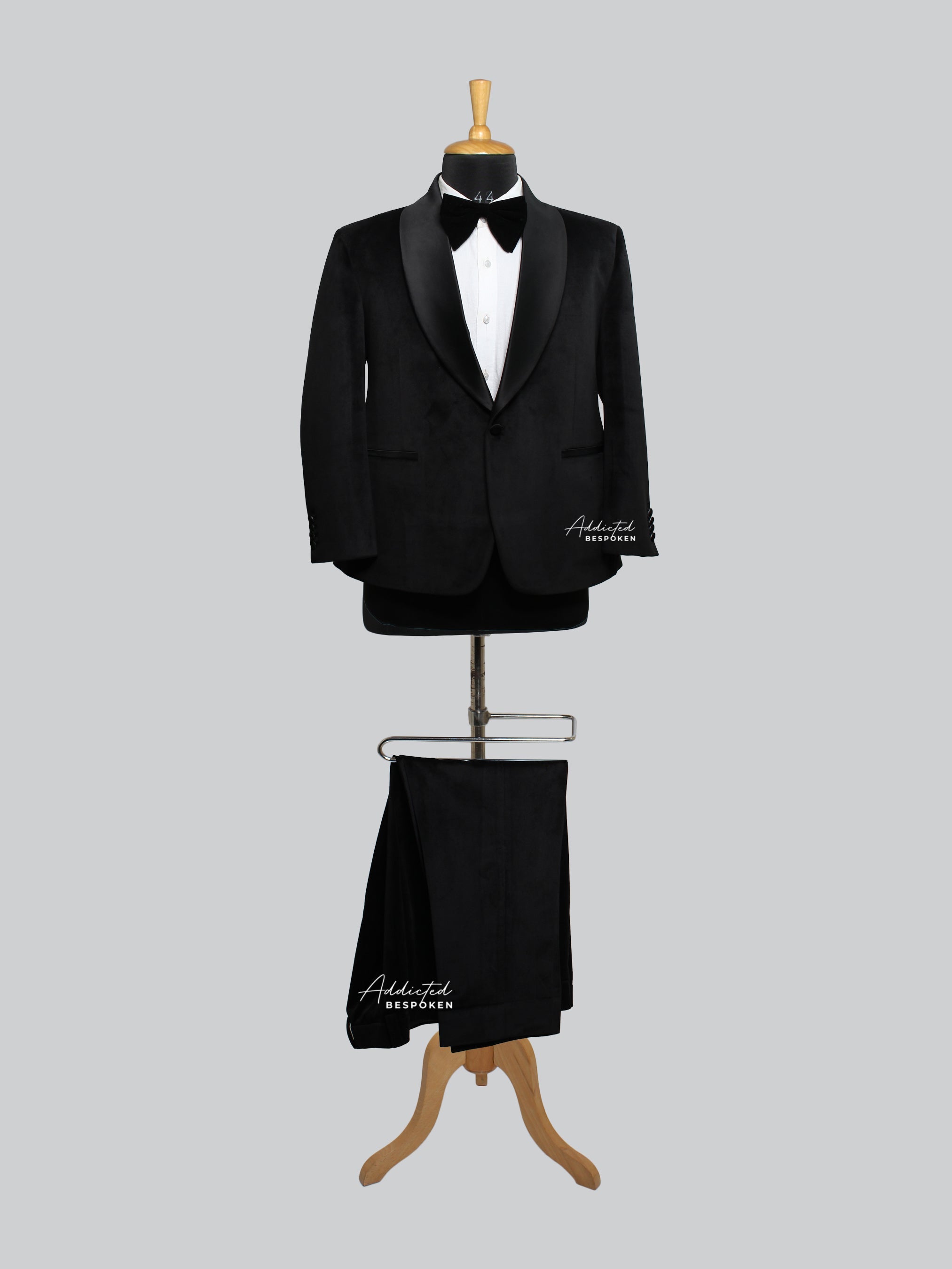 Custom Made Black Tuxedo Addicted Bespoken