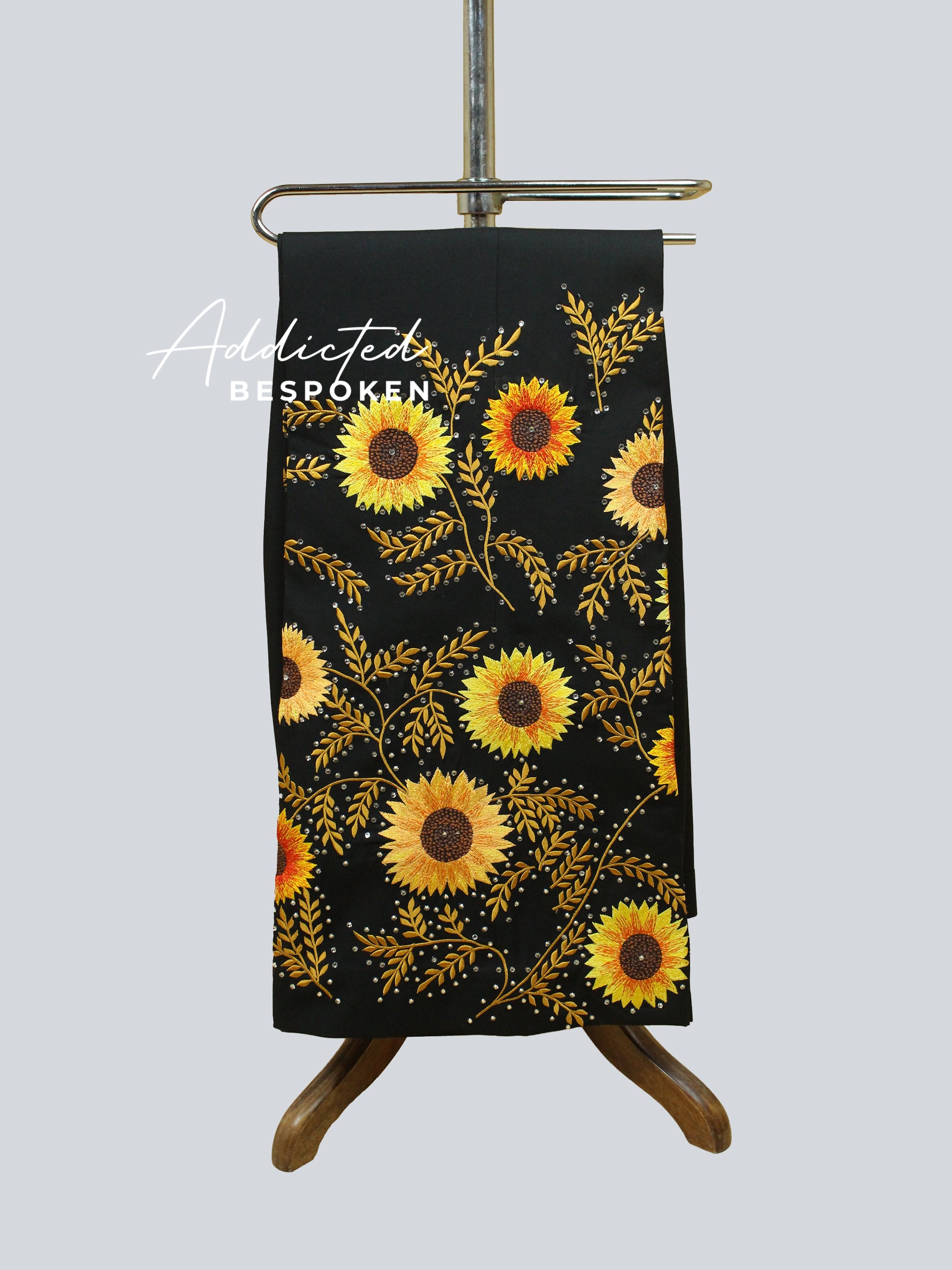 Sun Flower Embroidered Suit Addicted Bespoken
