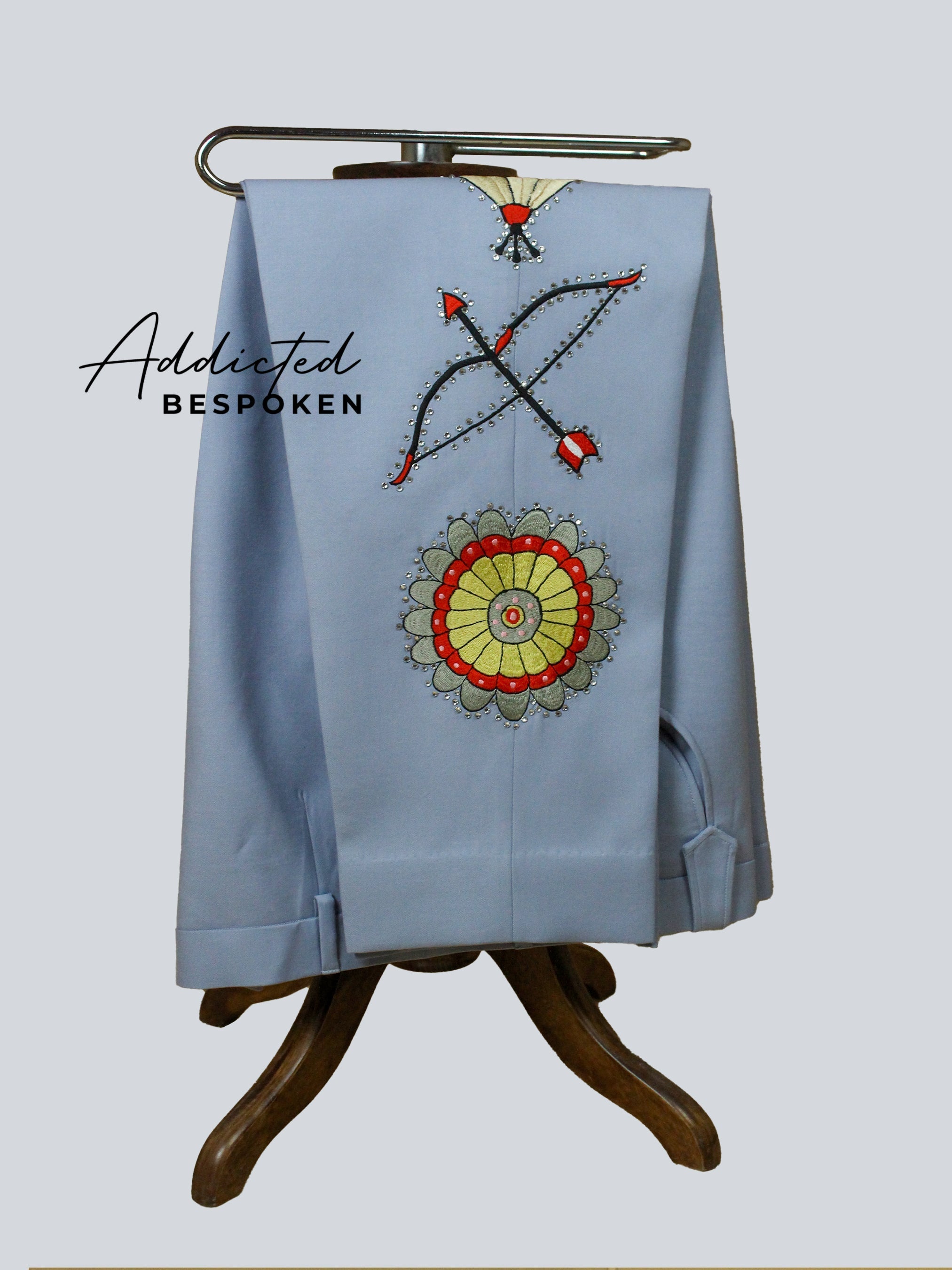 Stylish Tribal Rhinestone Suit Addicted Bespoken