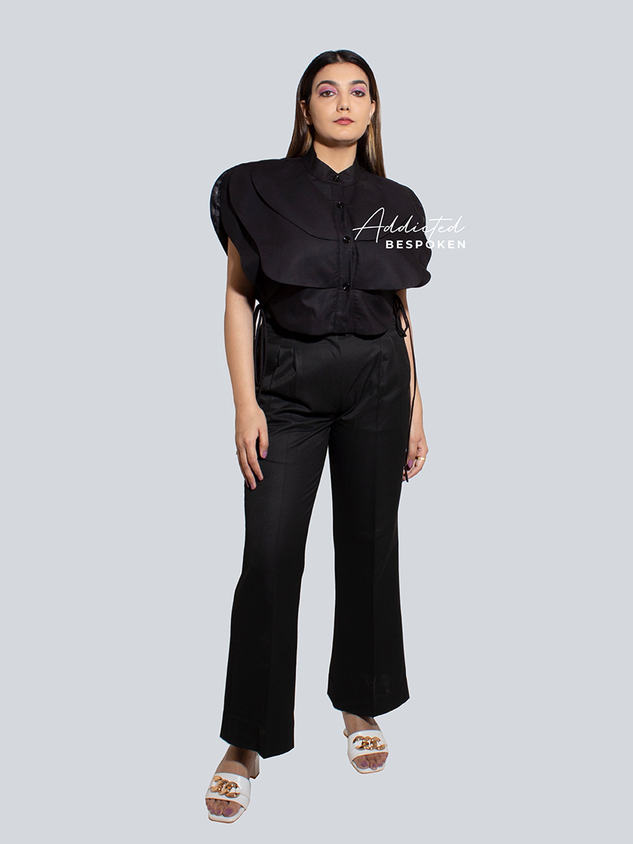 Ruffled Cocktail Statement Shirt Addicted Bespoken