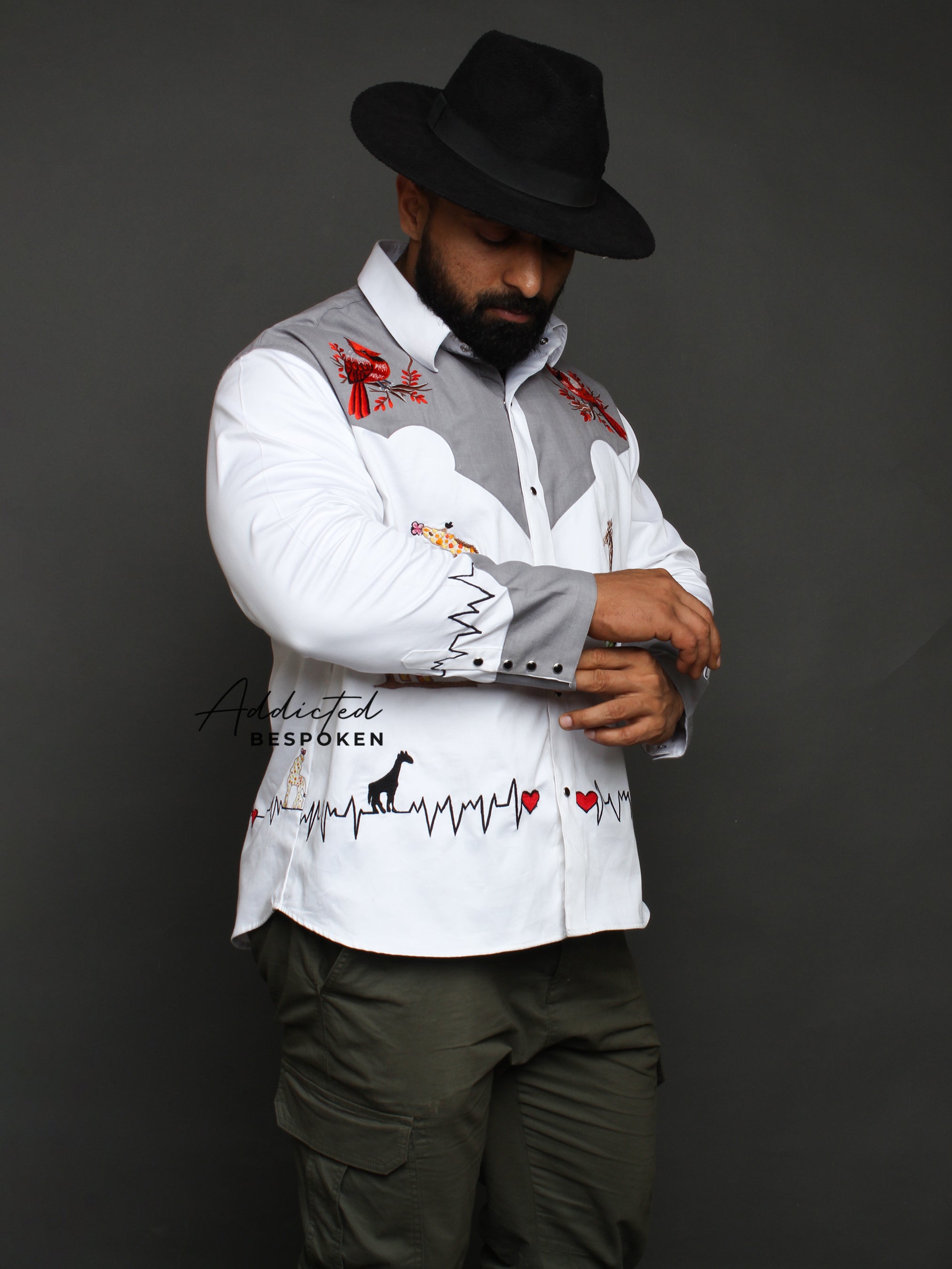 Snazzy Western Jungle Shirt Addicted Bespoken