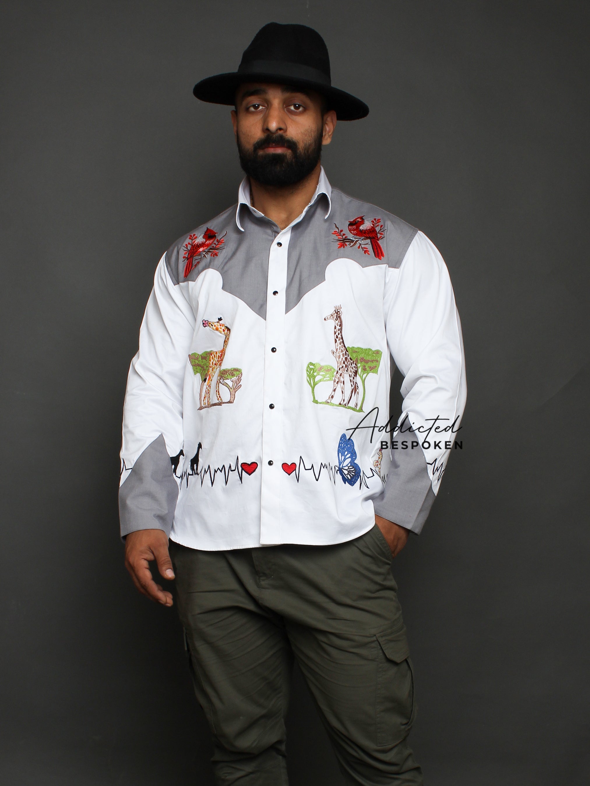 Snazzy Western Jungle Shirt Addicted Bespoken