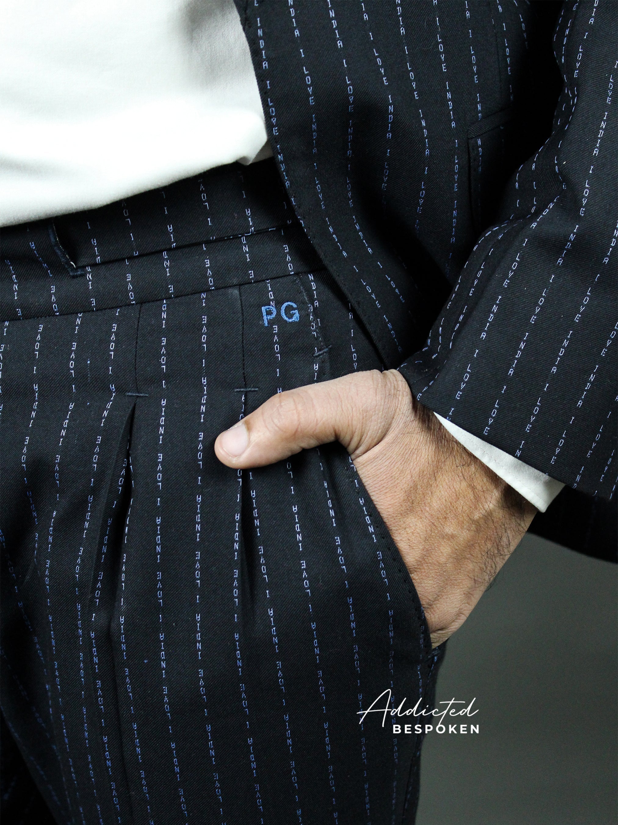 Indian Heritage Weaving Suit - I love India Addicted Bespoken