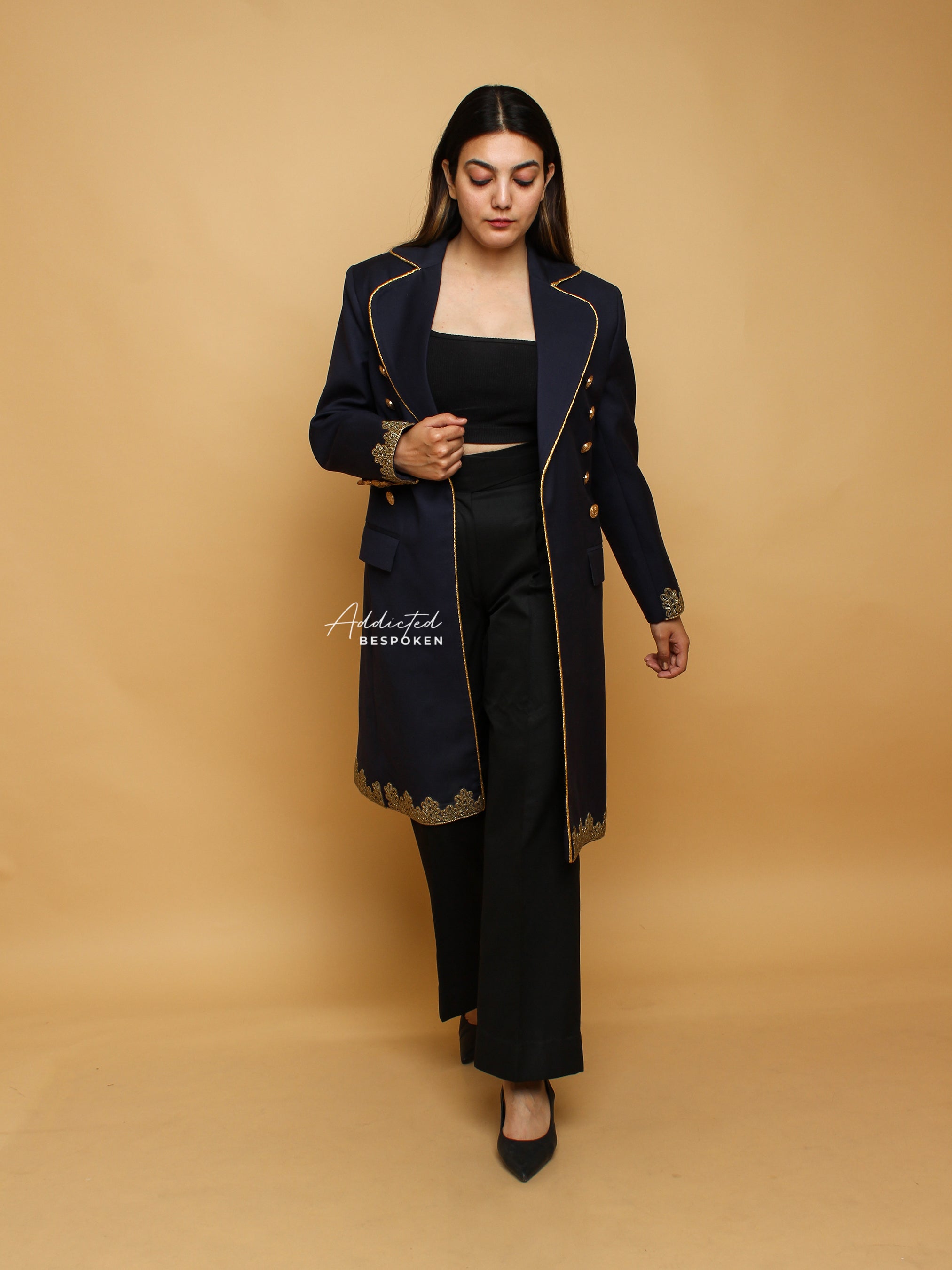Embroidered Cocktail Blazer (CLS) Addicted Bespoken