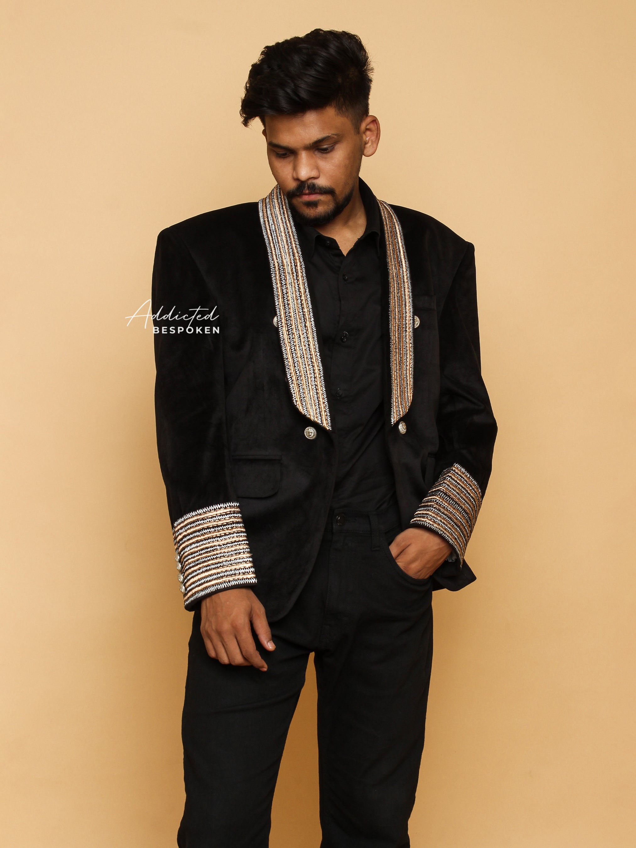 Modern Luxe Embroidered Blazer (CLS)
