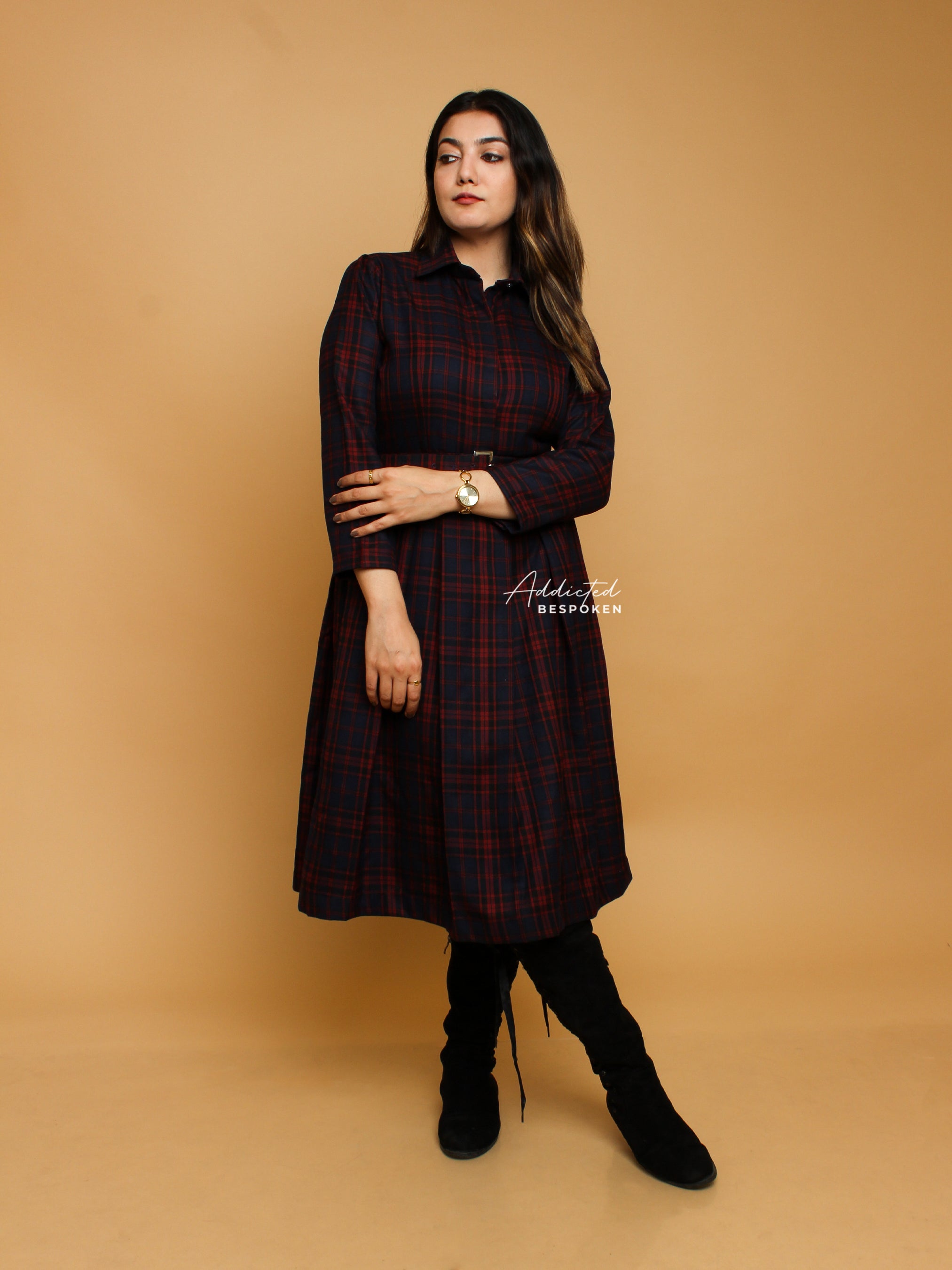 Scarlet & Sapphire Check Dress(CLS) Addicted Bespoken