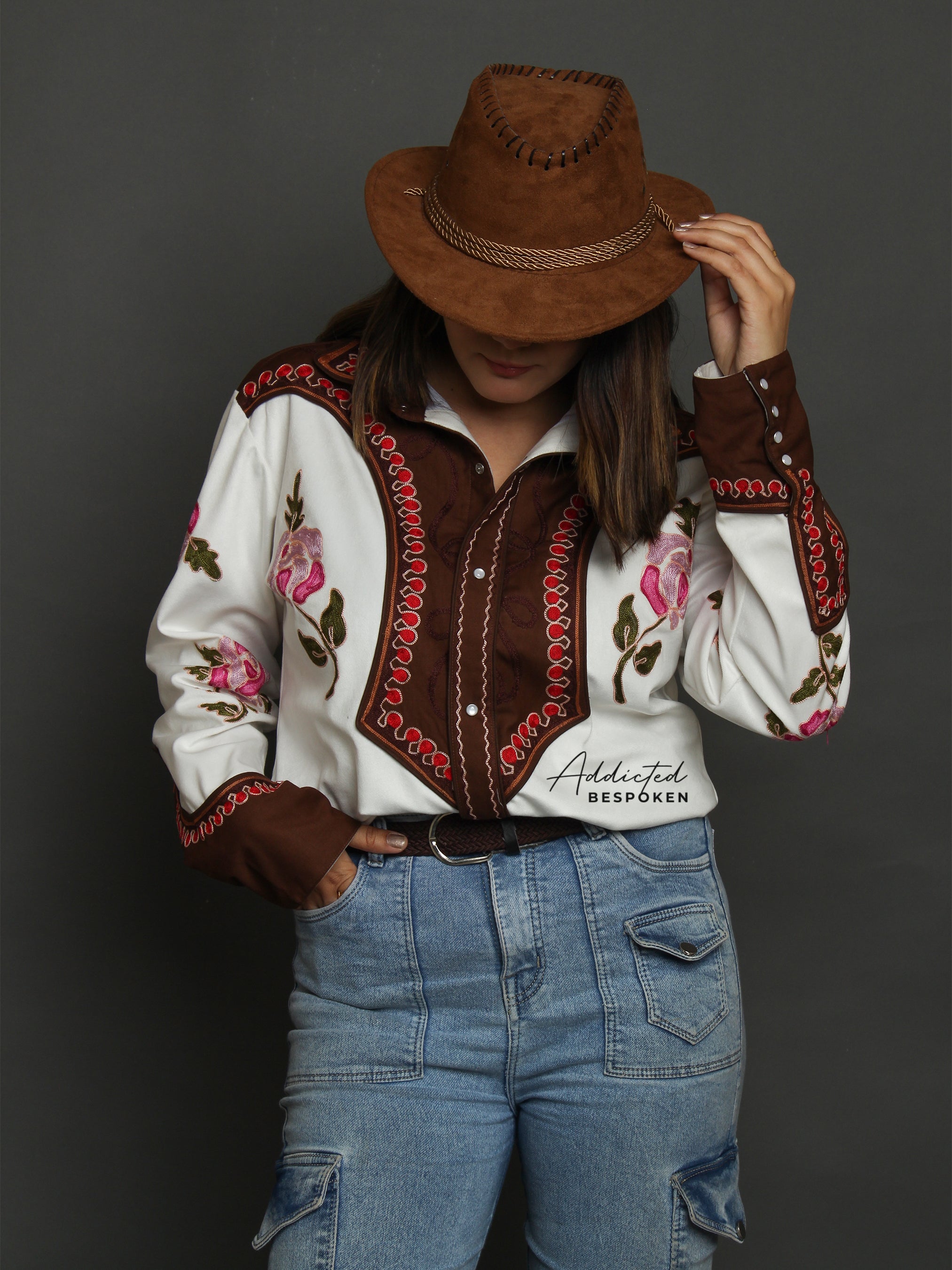 American Flag Cowgirl Shirt Addicted Bespoken