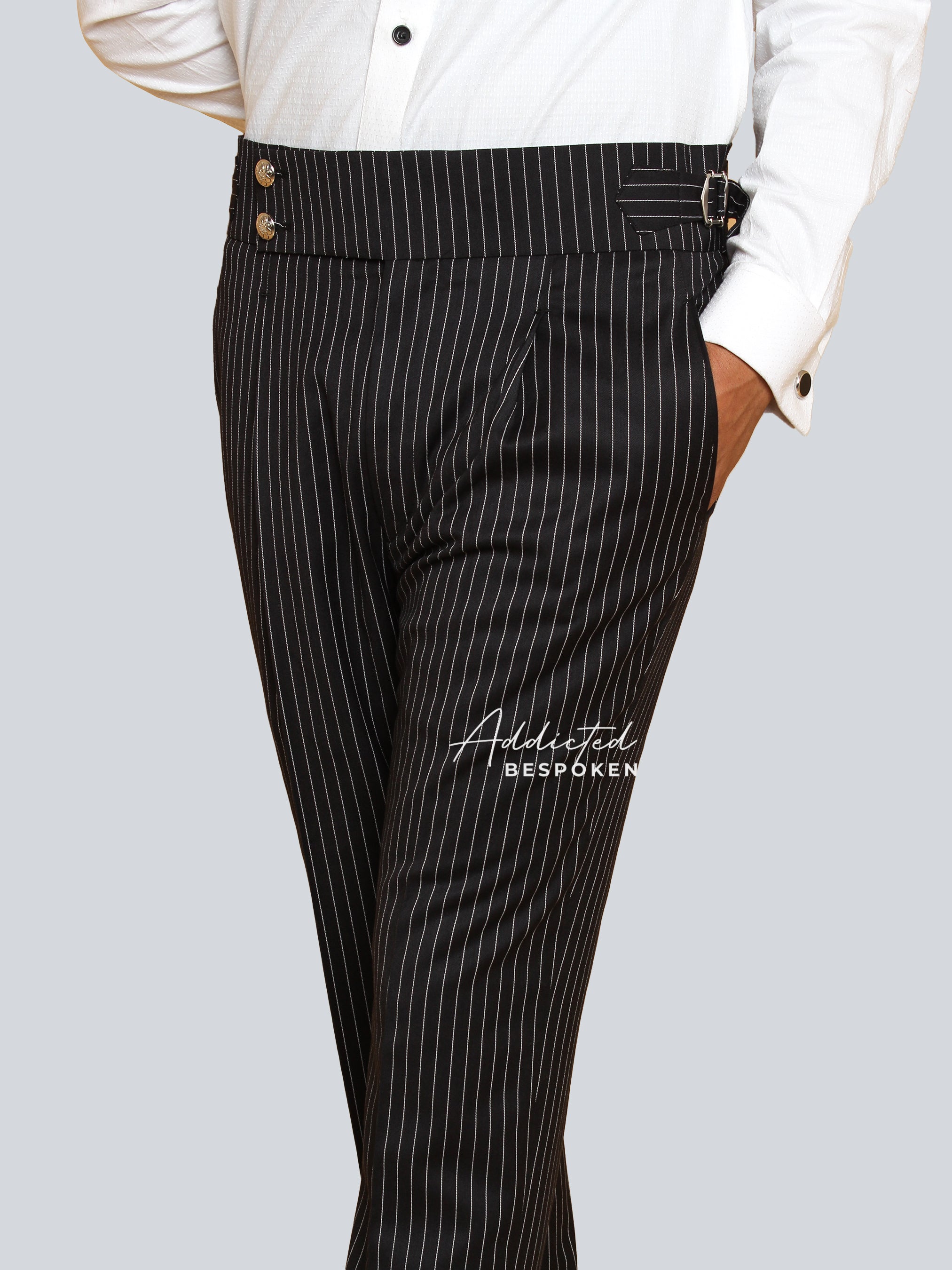 Stripe Gurkha Pants