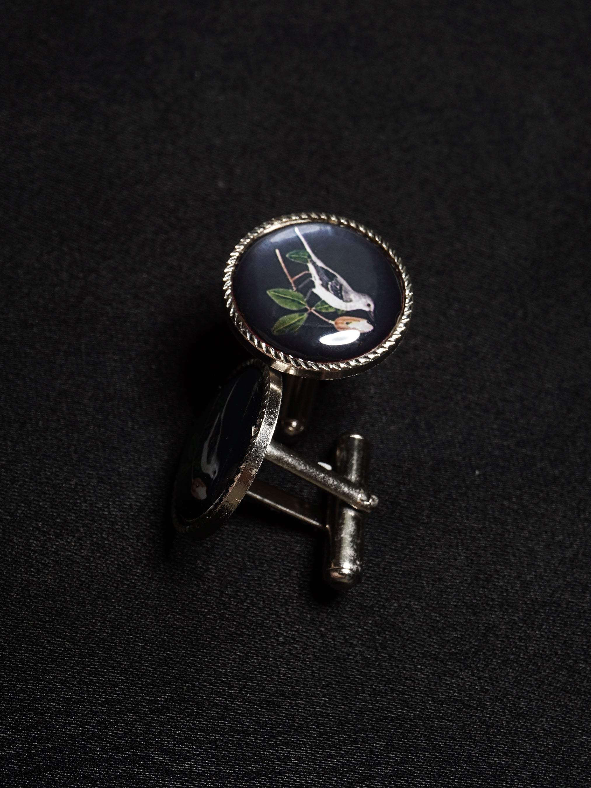 Elegant Bird Motif Cufflinks