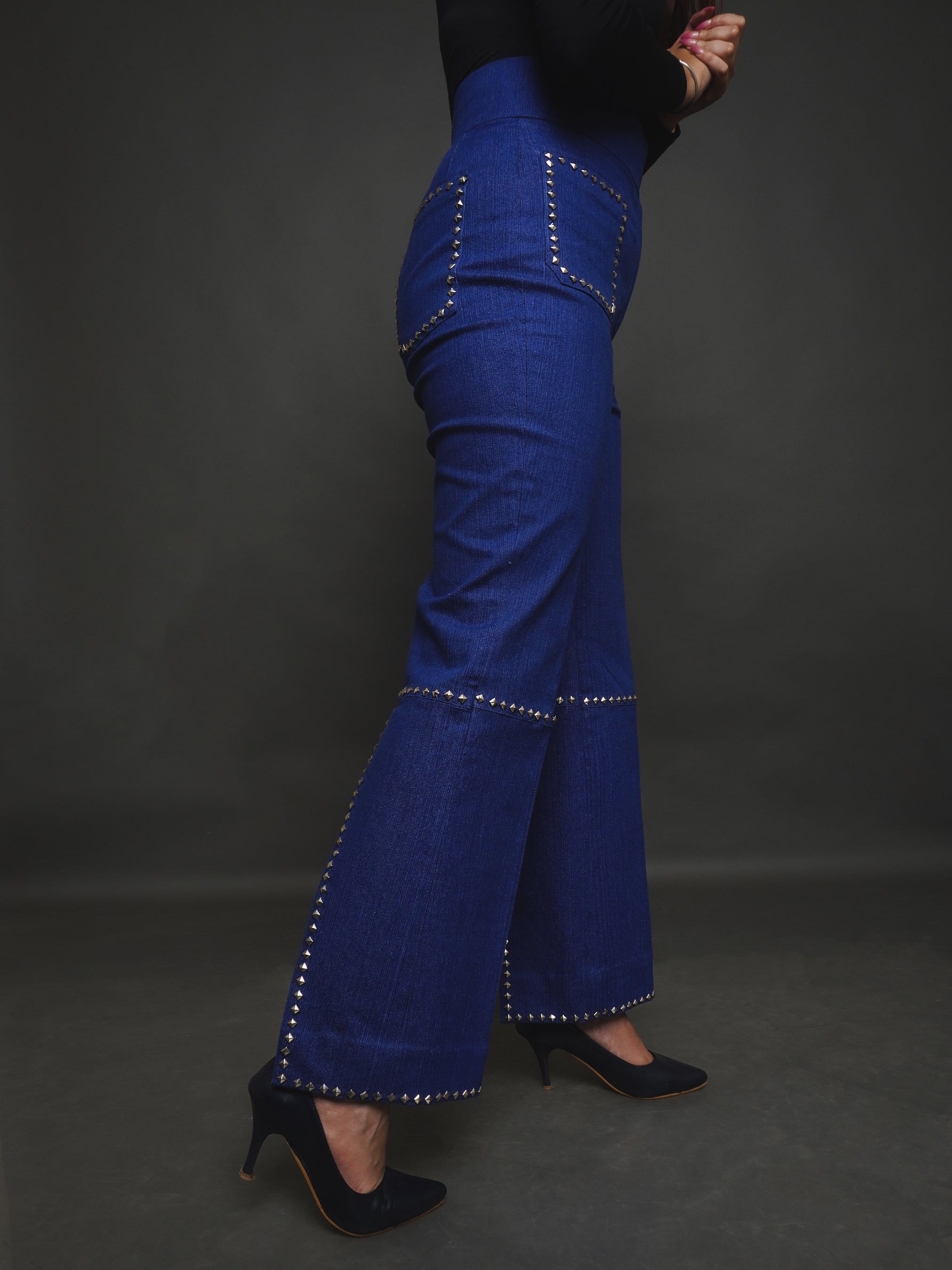 Slit & Style Denim Pant