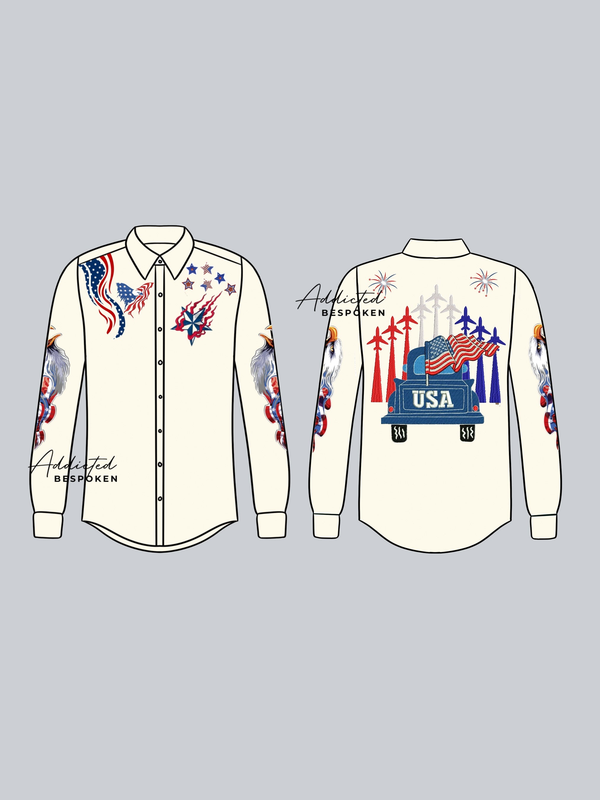 USA Unity Shirt Addicted Bespoken