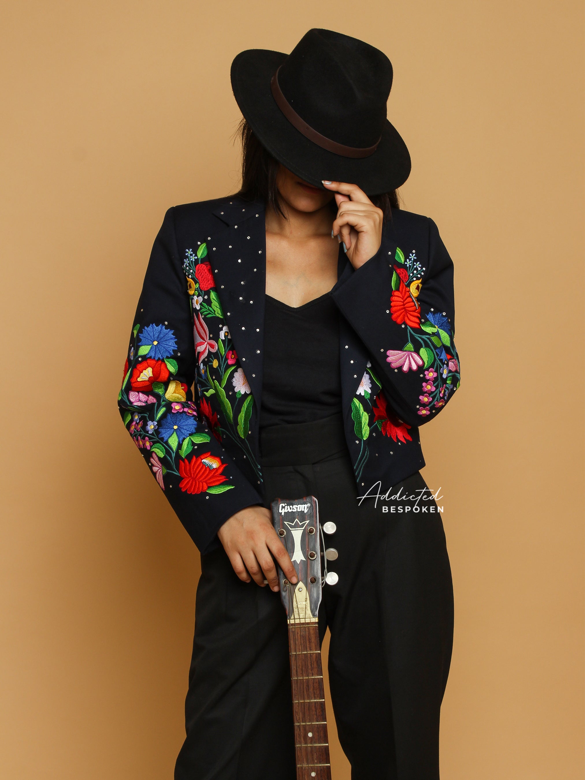 Botanical Embroidered Jacket Addicted Bespoken