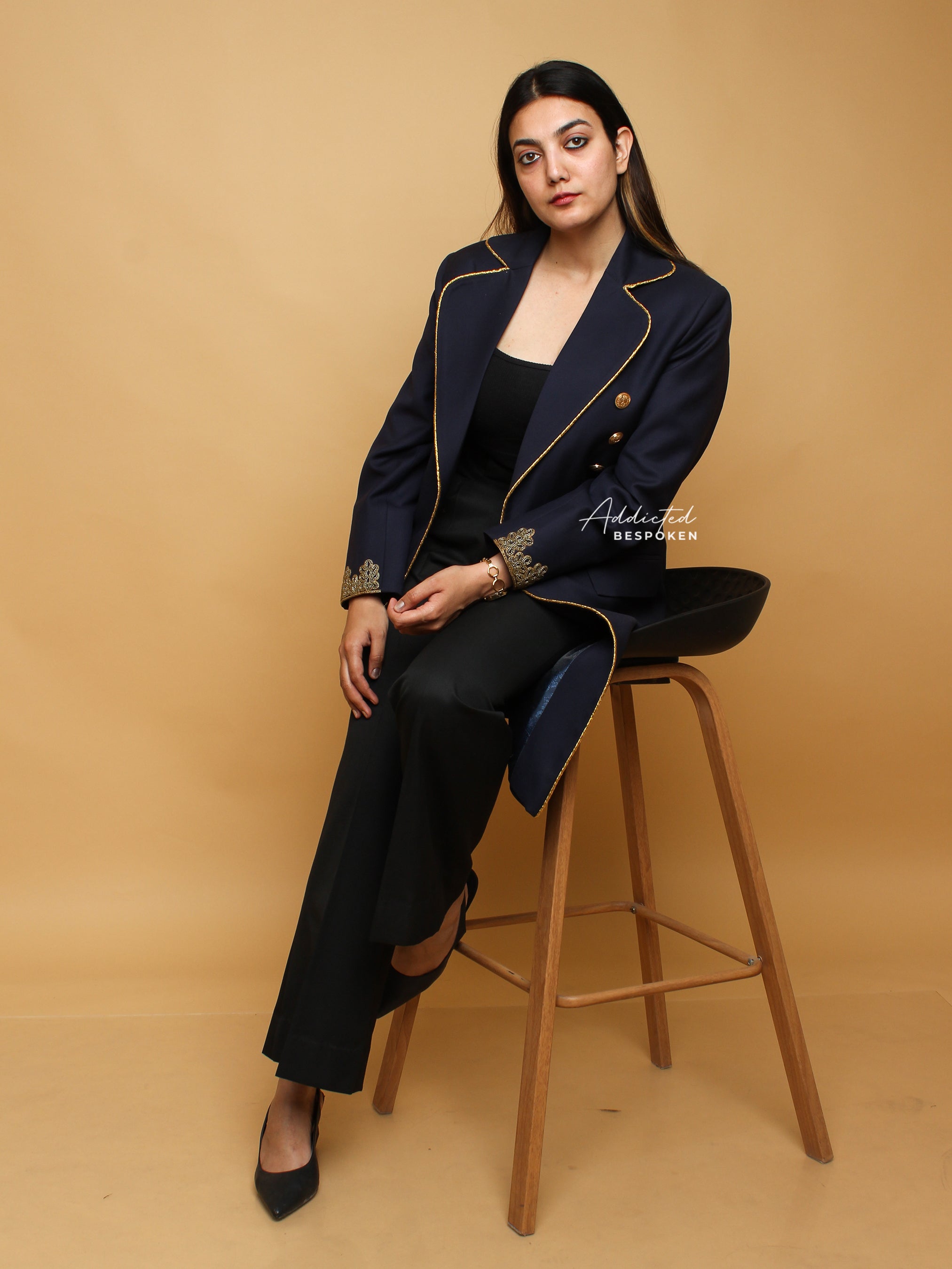 Embroidered Cocktail Blazer (CLS) Addicted Bespoken