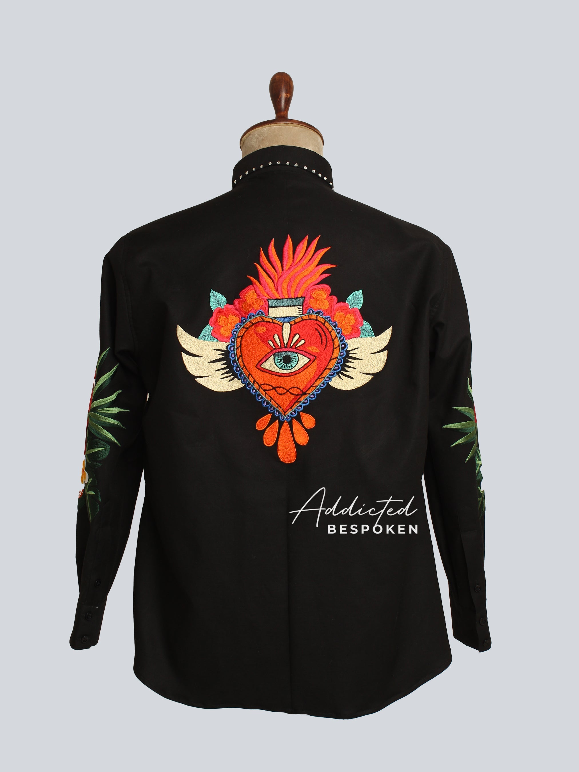 Western Bird & Cactus Shirt Addicted Bespoken