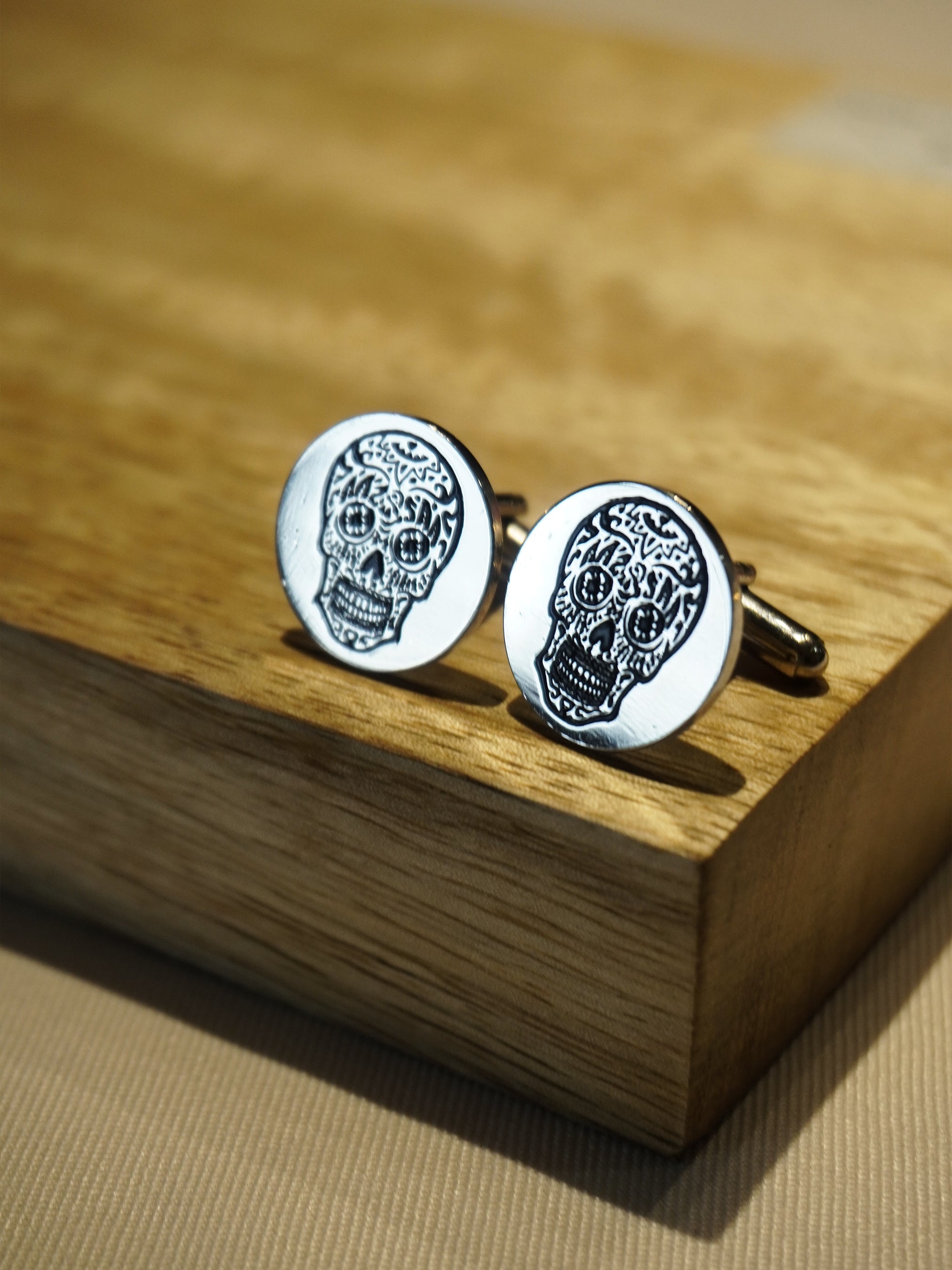 Stylish Silver Cufflinks