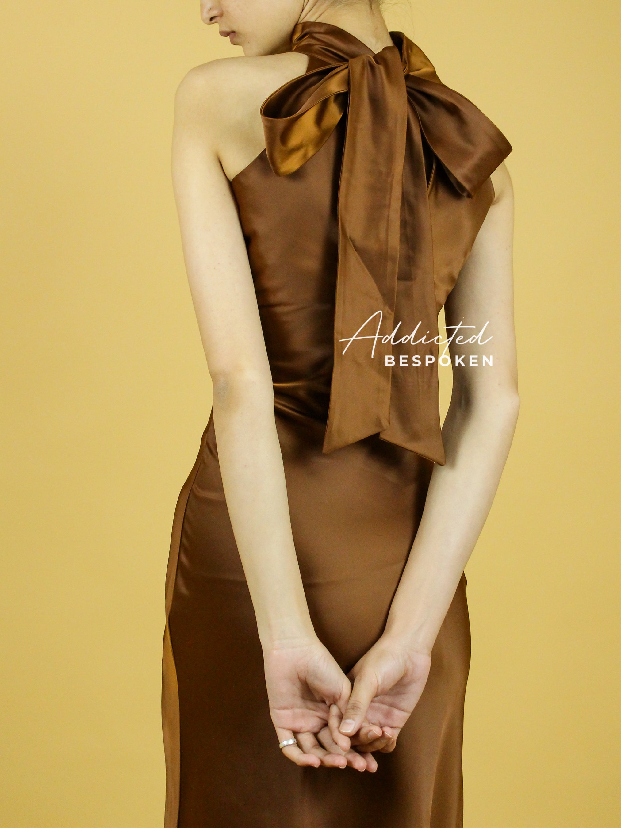 Chic Halter Neck Dress Addicted Bespoken