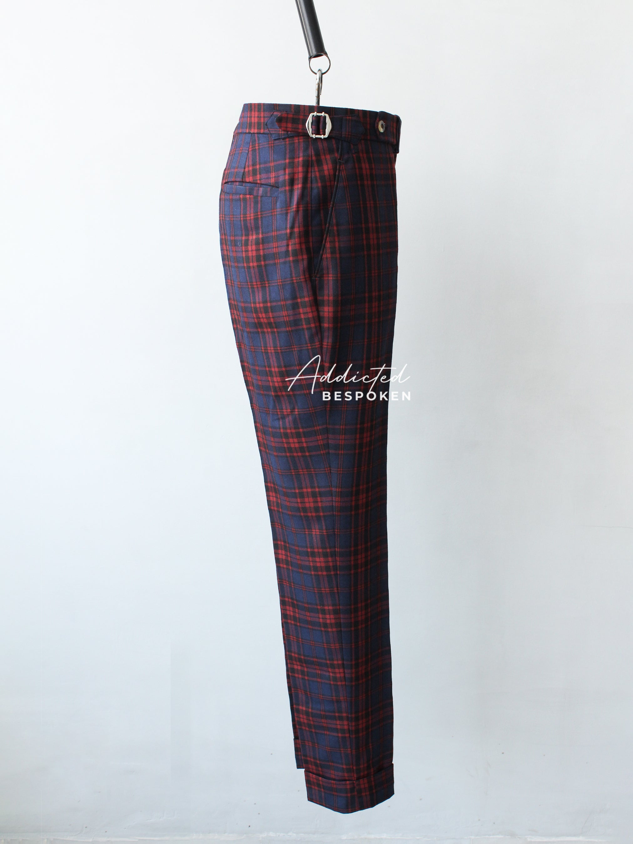 Tailored Check Gurkha Pant Addicted Bespoken