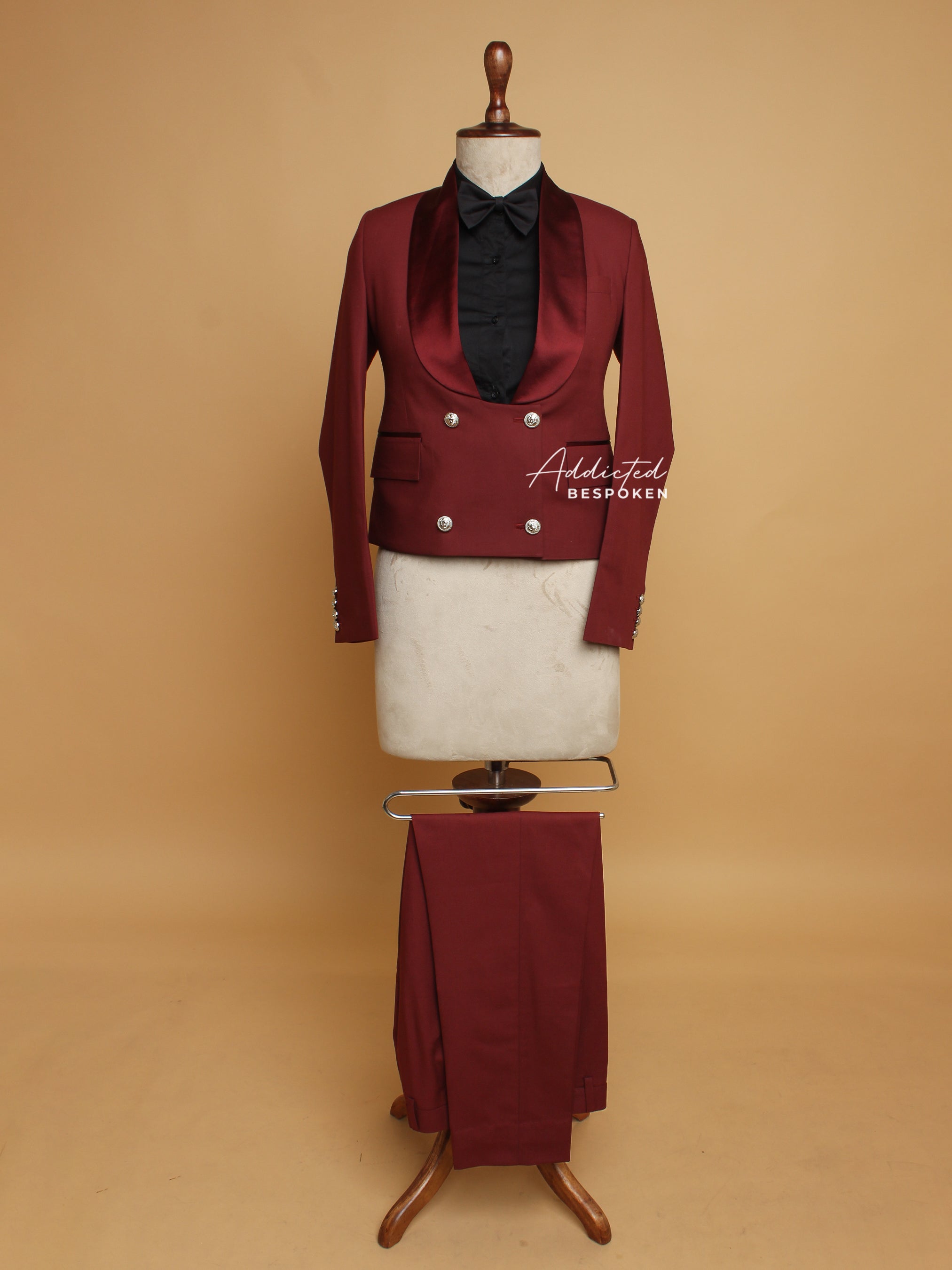 Wine Tuxedo Suit Addicted Bespoken