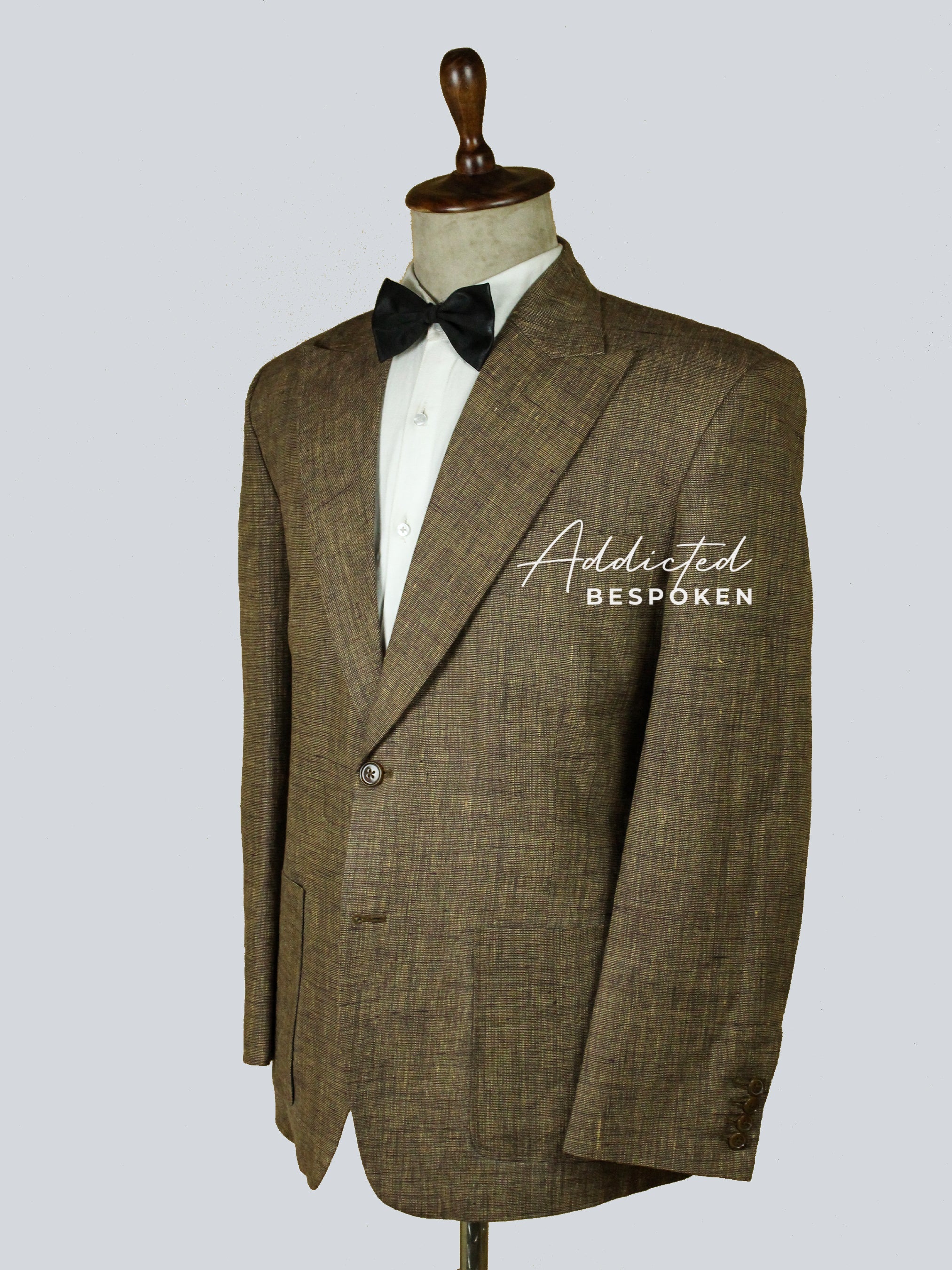 Rustic Peak Lapel Suit Addicted Bespoken