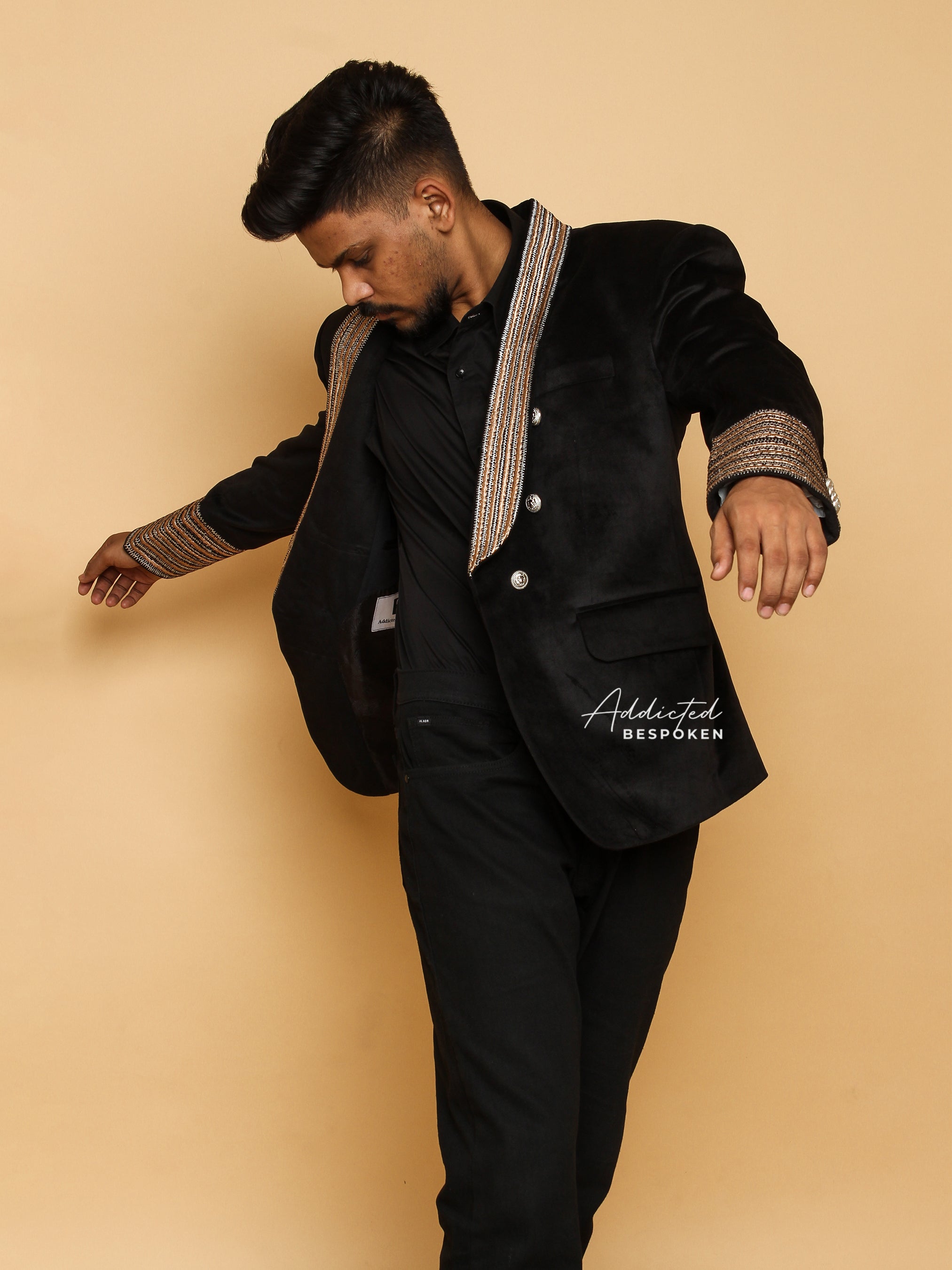 Modern Luxe Embroidered Blazer (CLS)