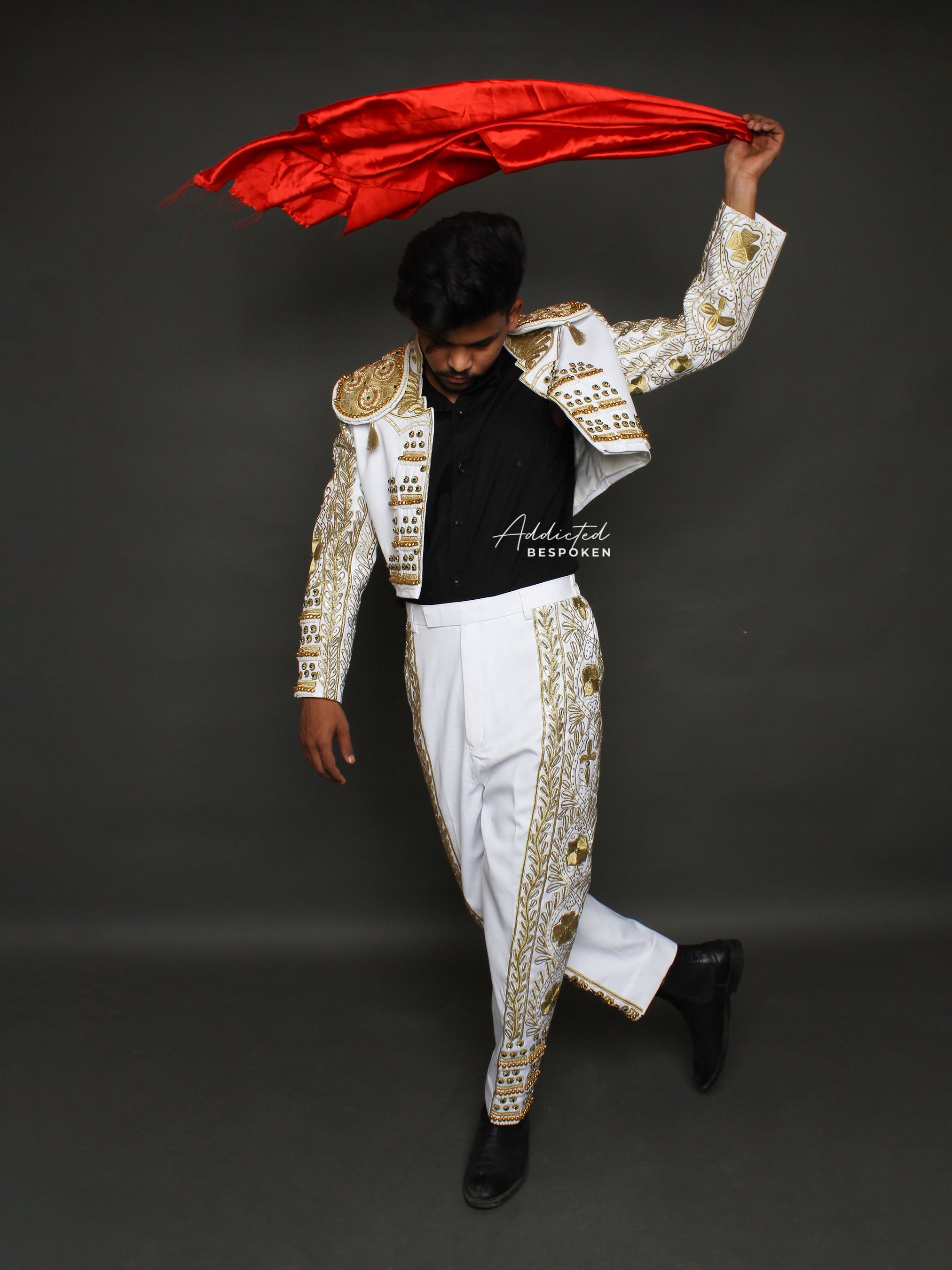 Golden Embroidered Matador Suit Addicted Bespoken