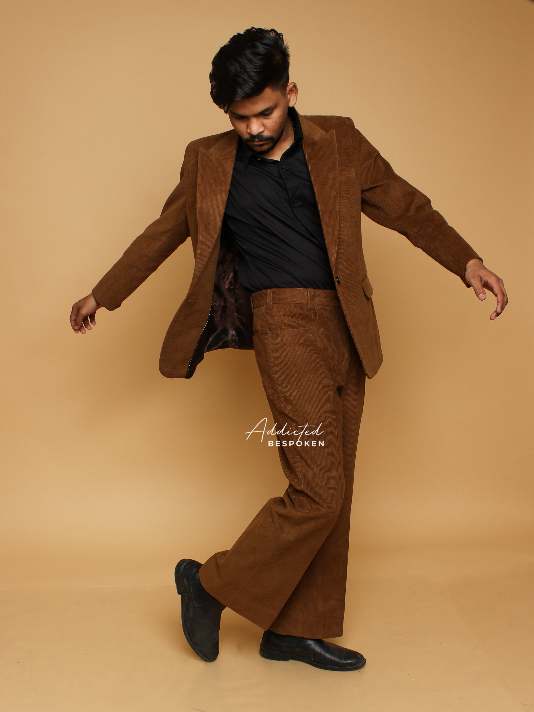 Formal Corduroy Pocket Pantsuit Addicted Bespoken