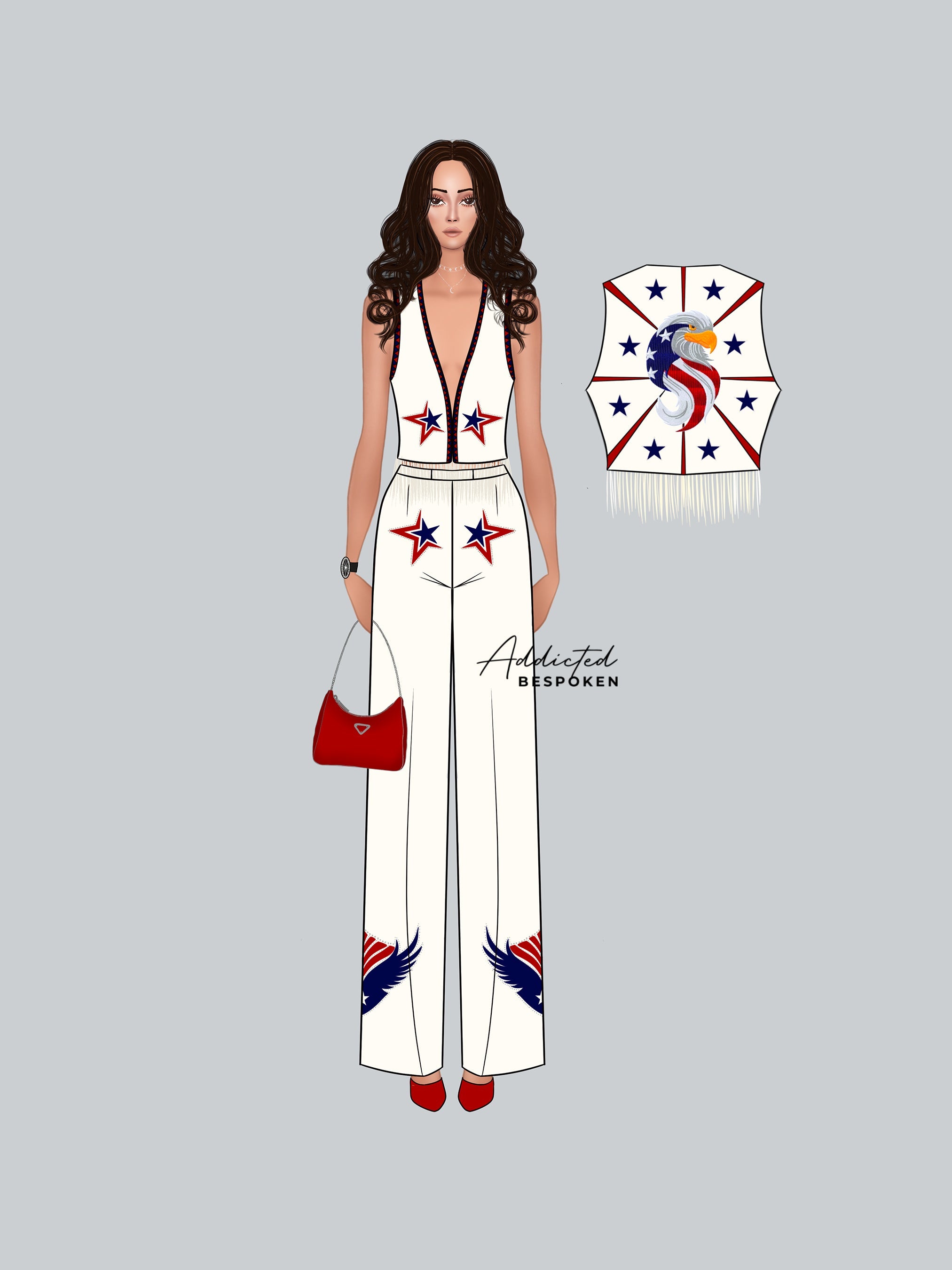 Patriotic Summer Dress Addicted Bespoken