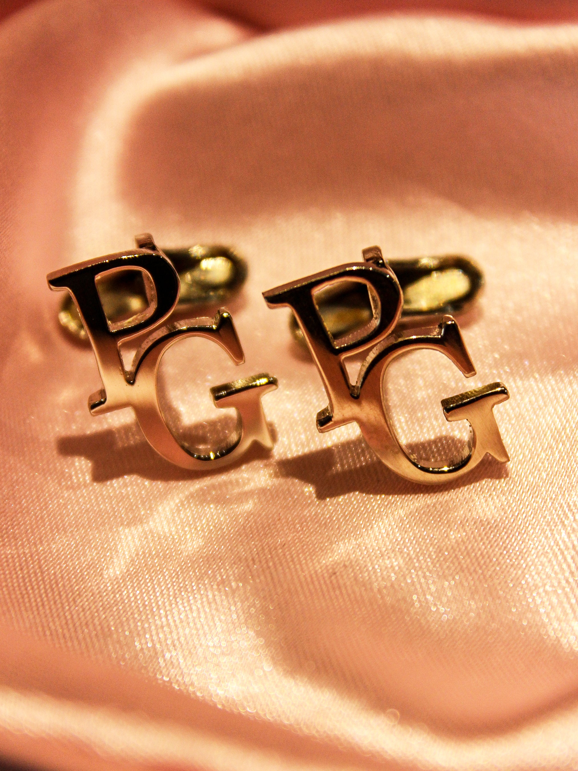 Customized Initials Cufflinks