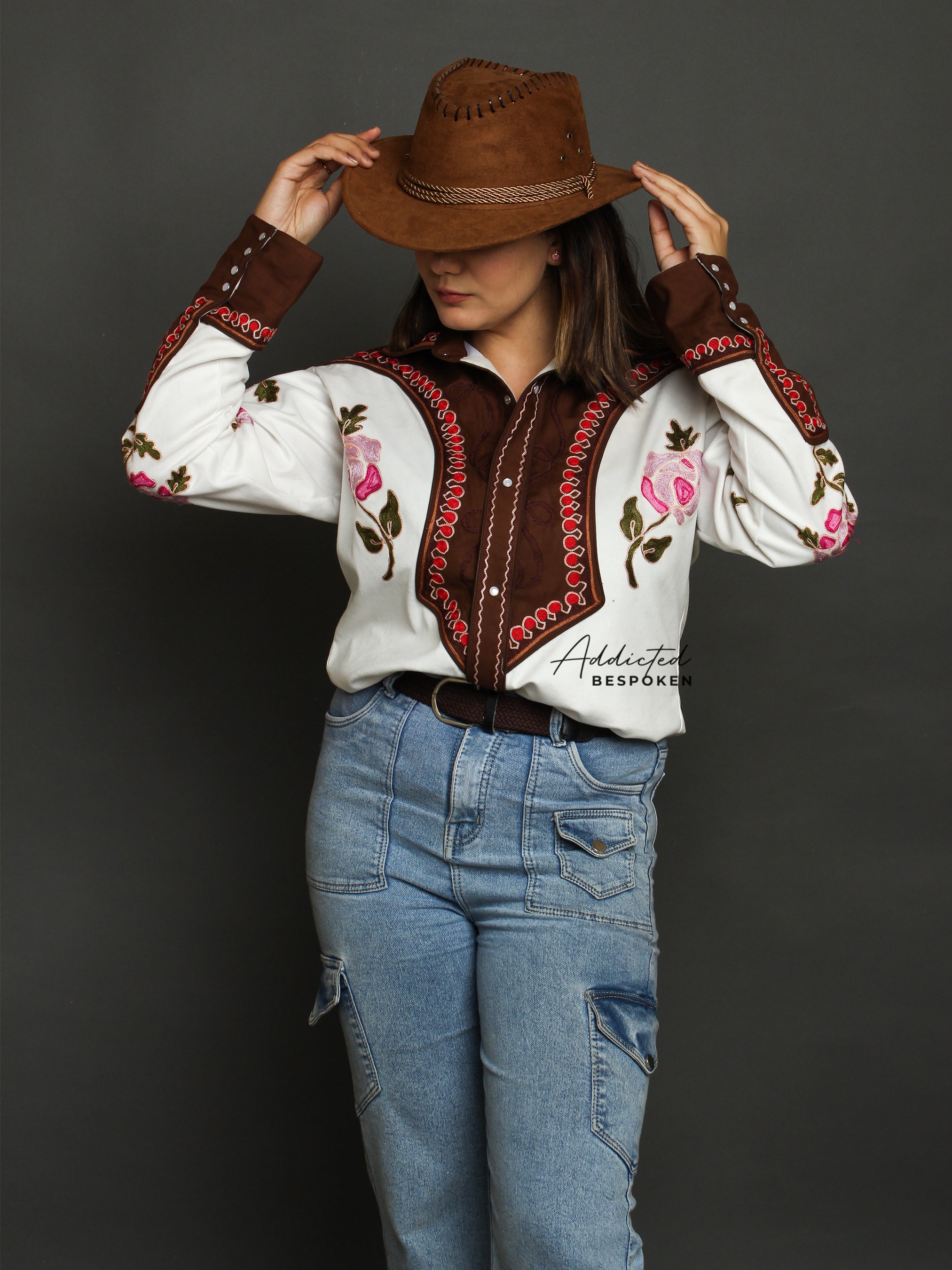 American Flag Cowgirl Shirt Addicted Bespoken