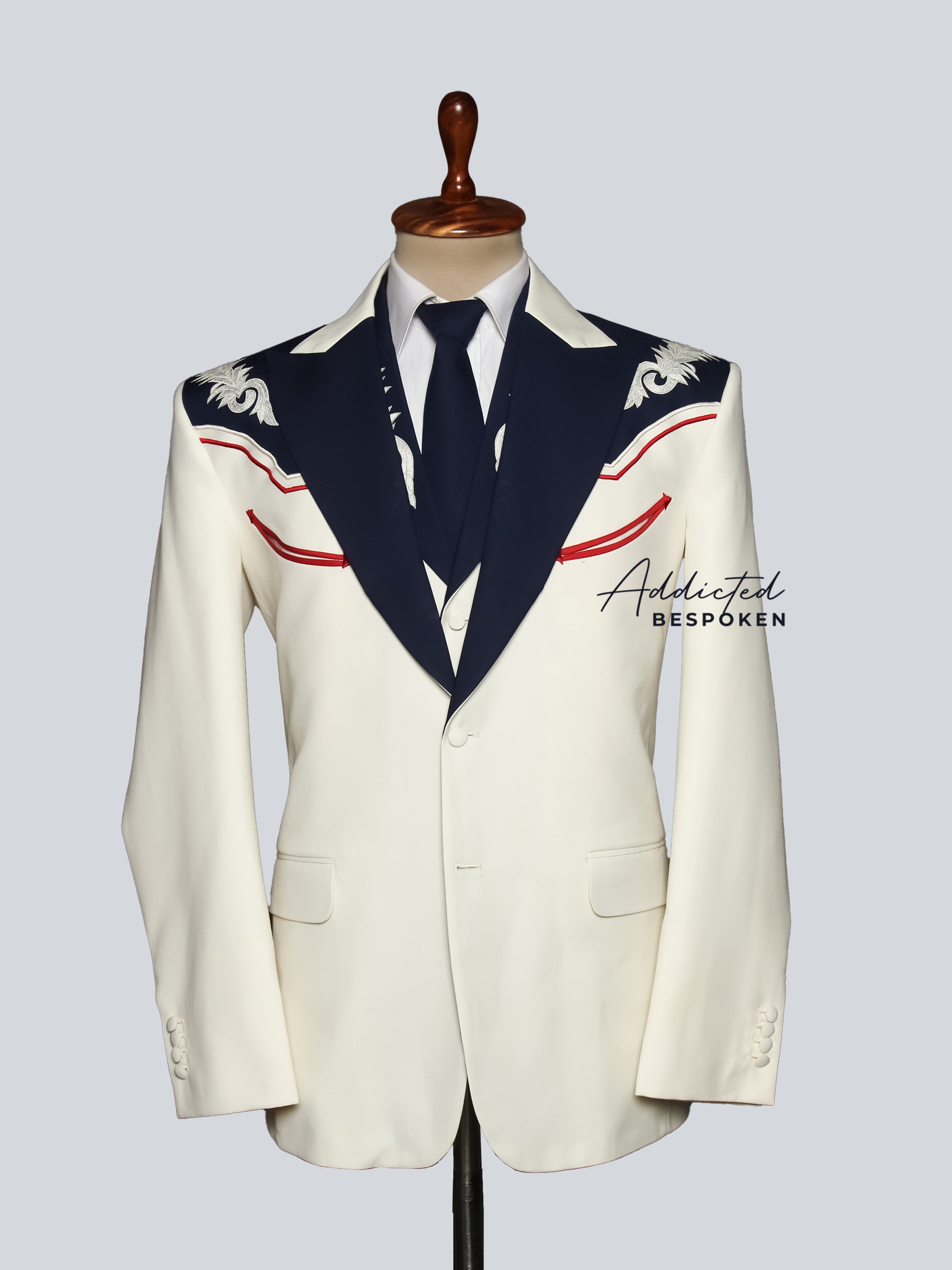 Western Yoke Bespoke Suit Addicted Bespoken