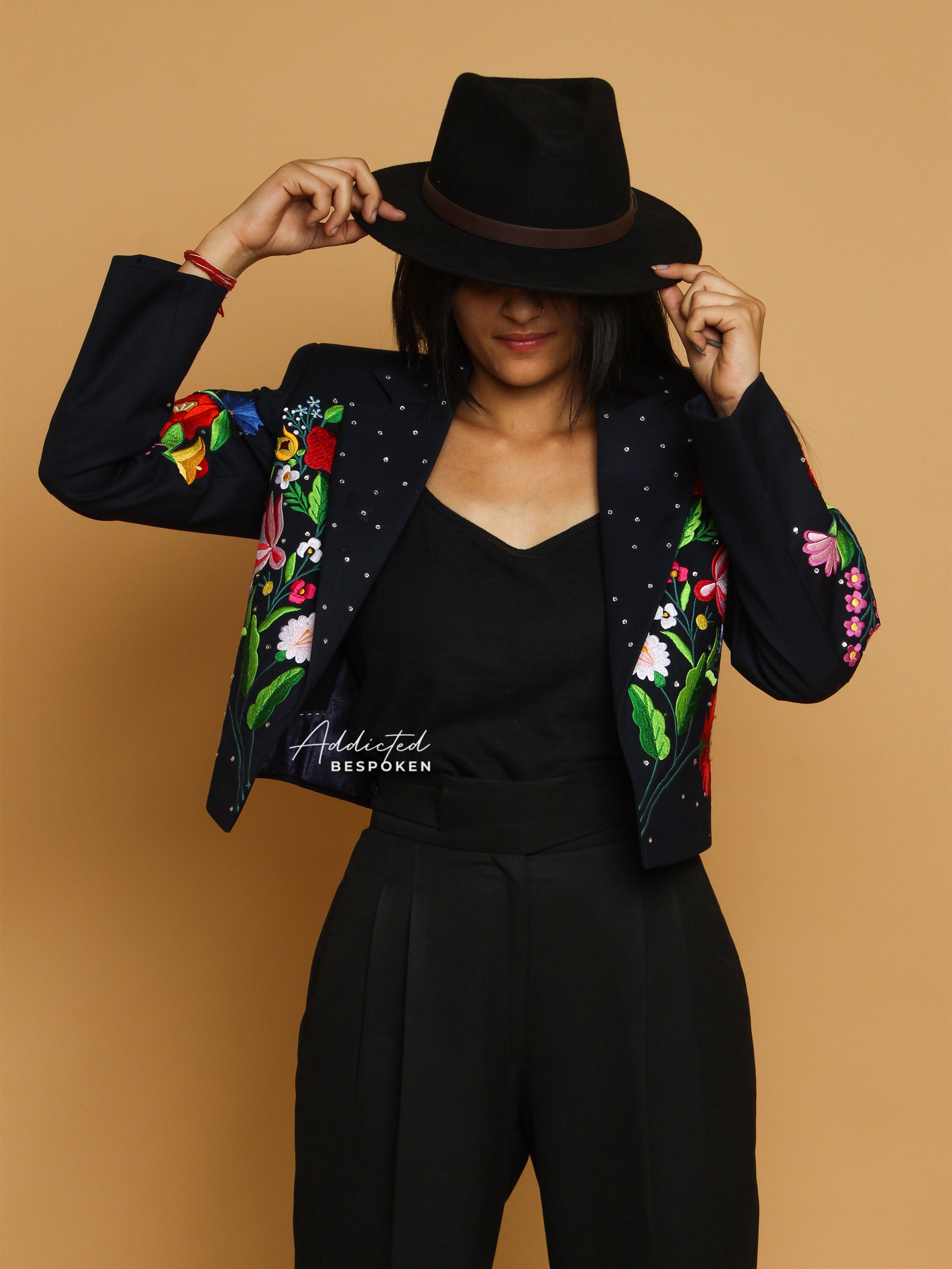 Botanical Embroidered Jacket Addicted Bespoken