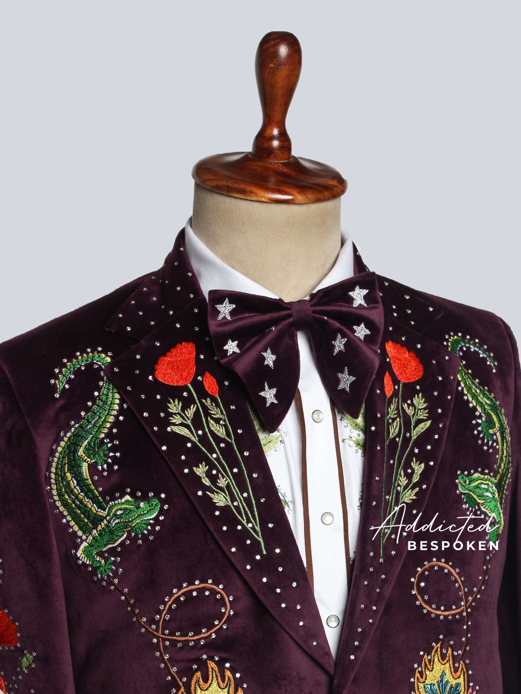 Sacred Disco Embroidered Statement Suit