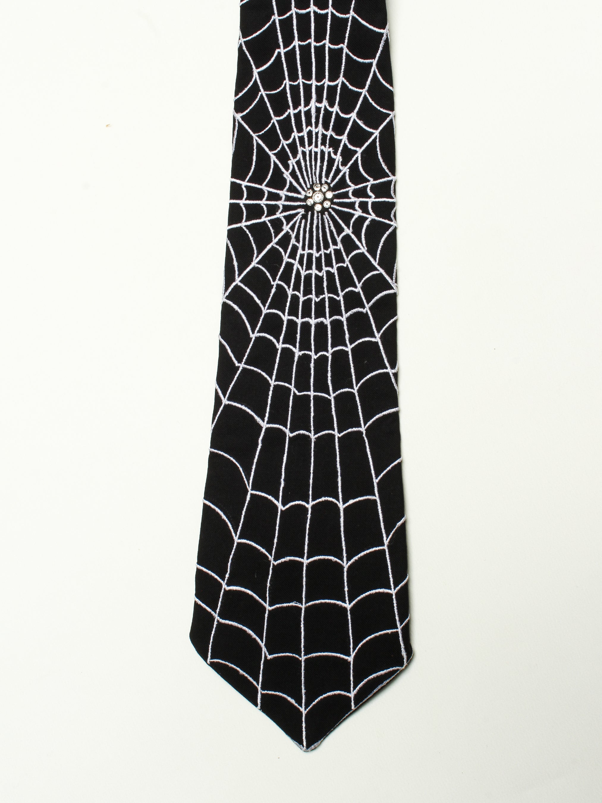Web Embroidered Tie