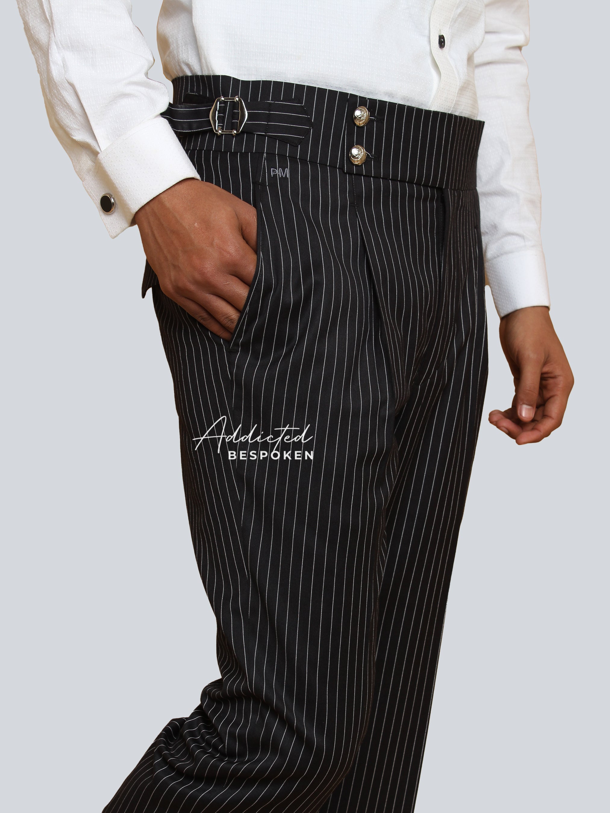 Stripe Gurkha Pants