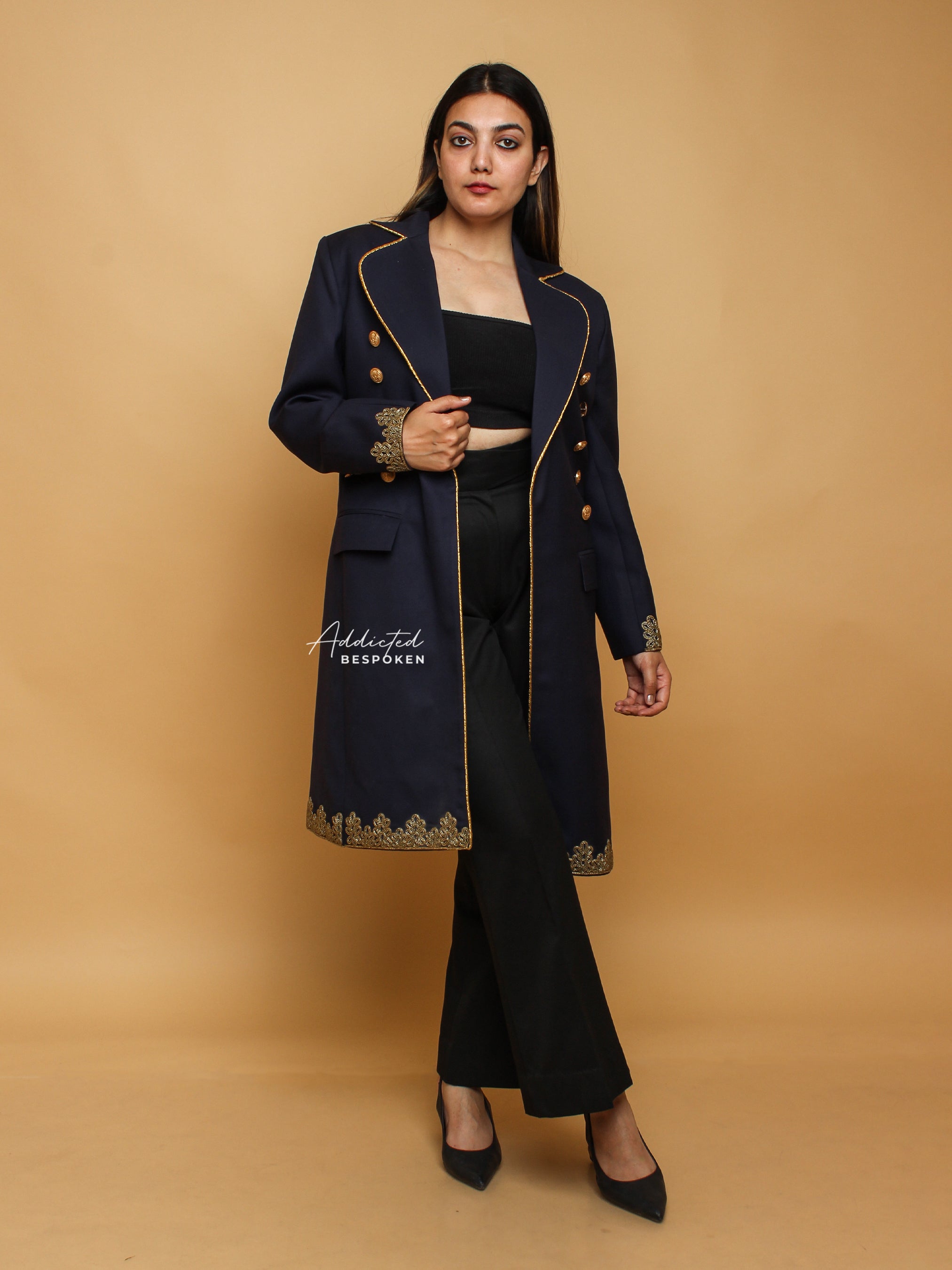 Embroidered Cocktail Blazer (CLS) Addicted Bespoken