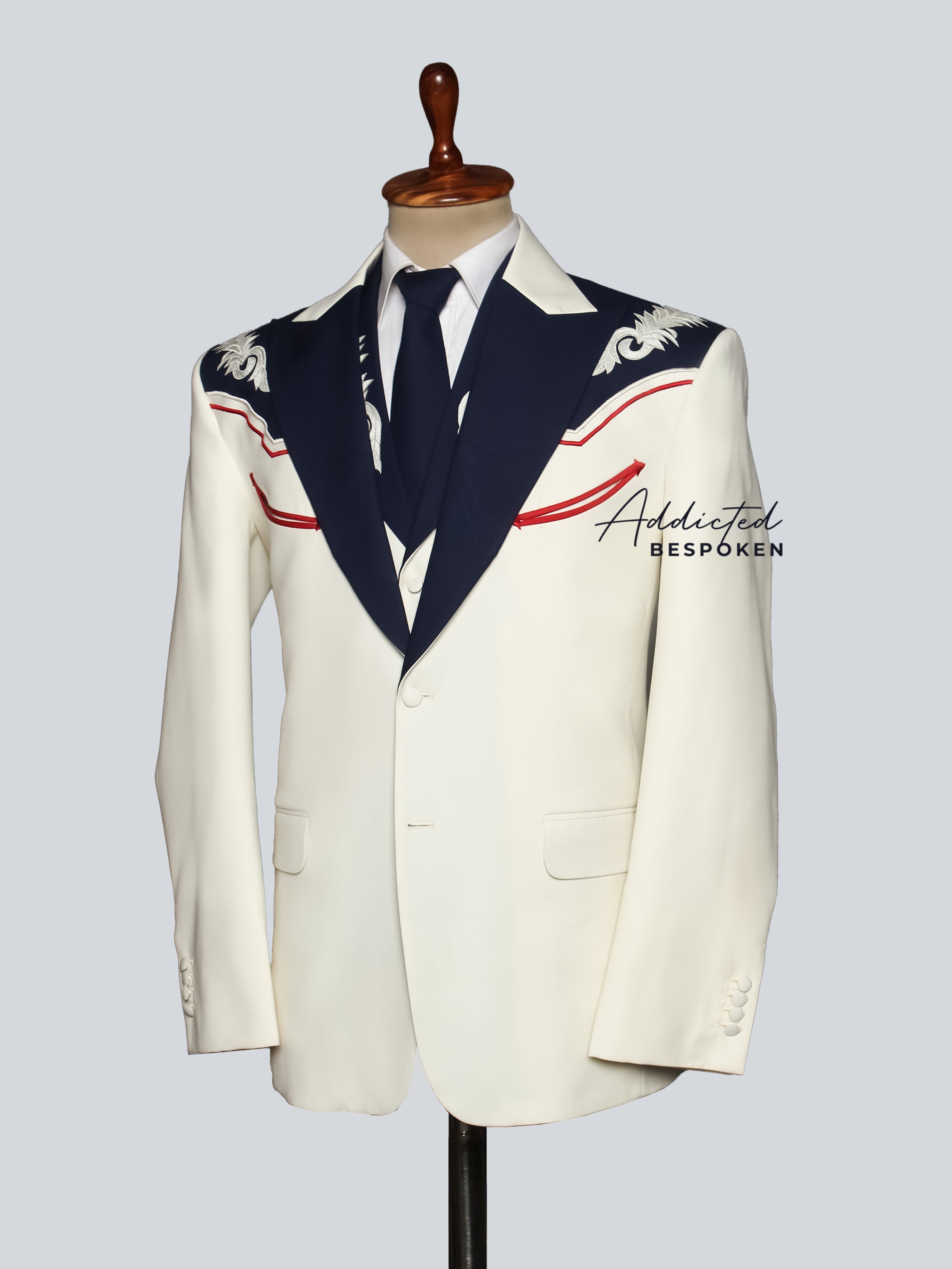 Western Yoke Bespoke Suit Addicted Bespoken