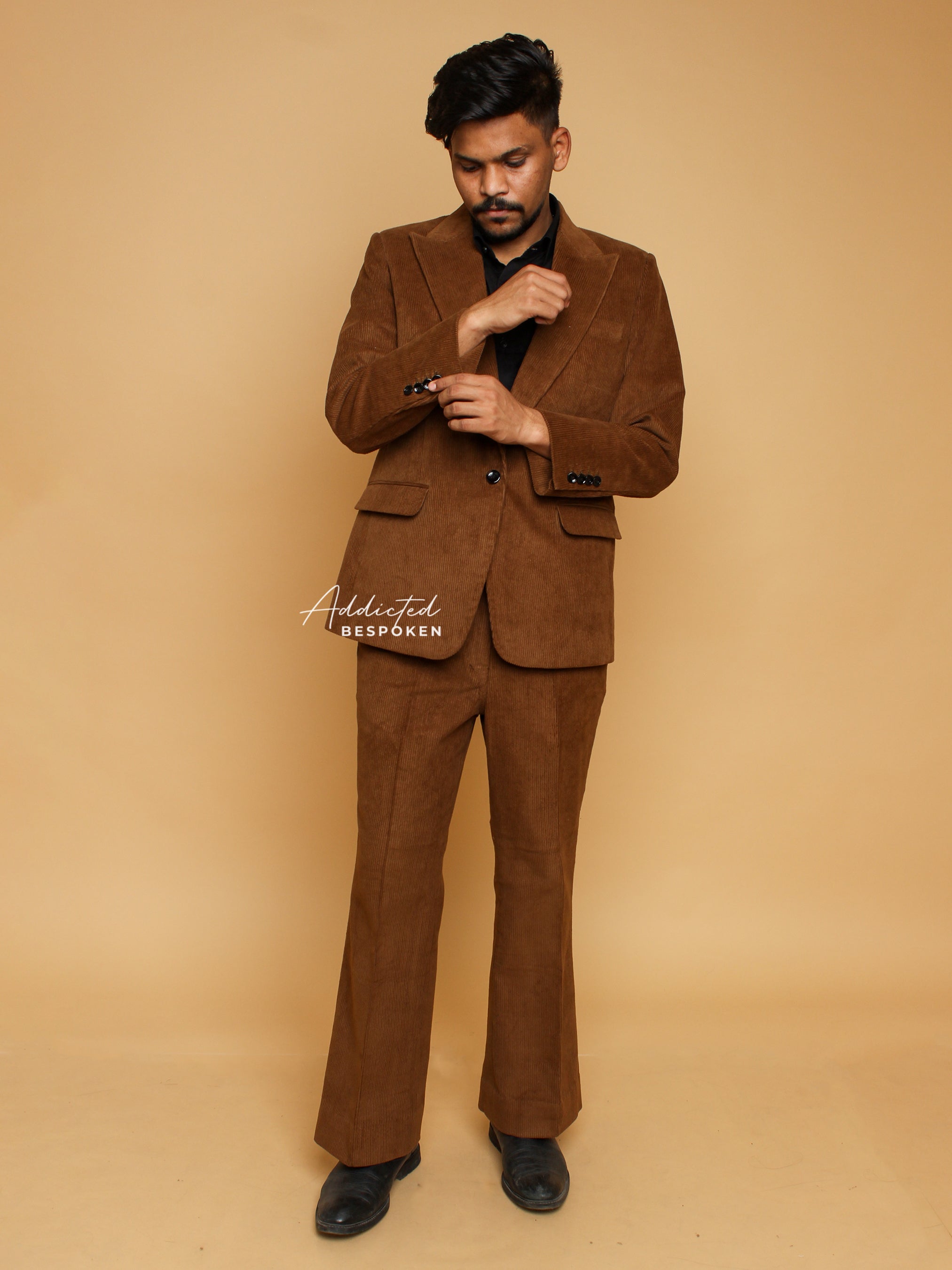 Formal Corduroy Pocket Pantsuit Addicted Bespoken