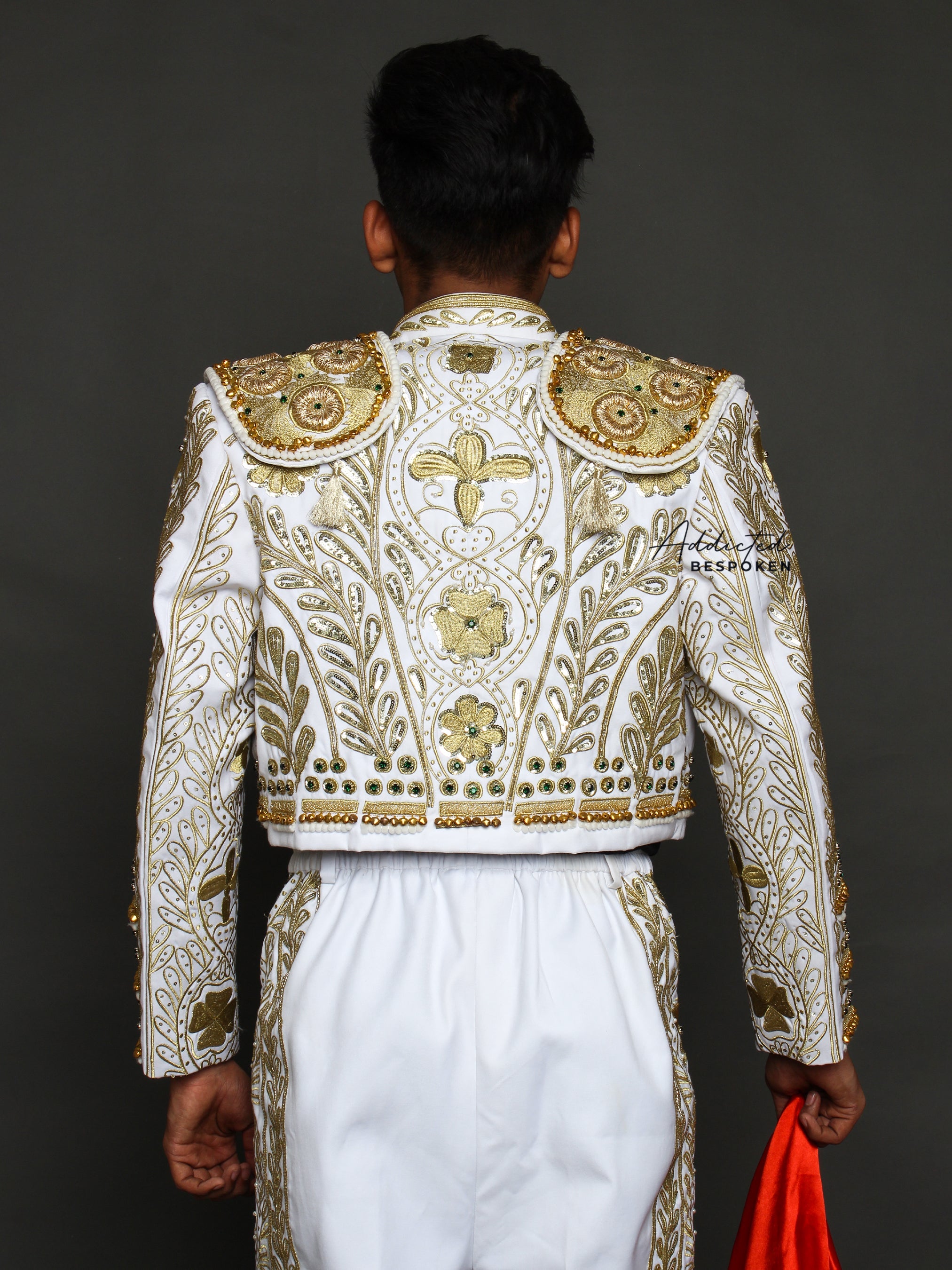 Golden Embroidered Matador Suit Addicted Bespoken