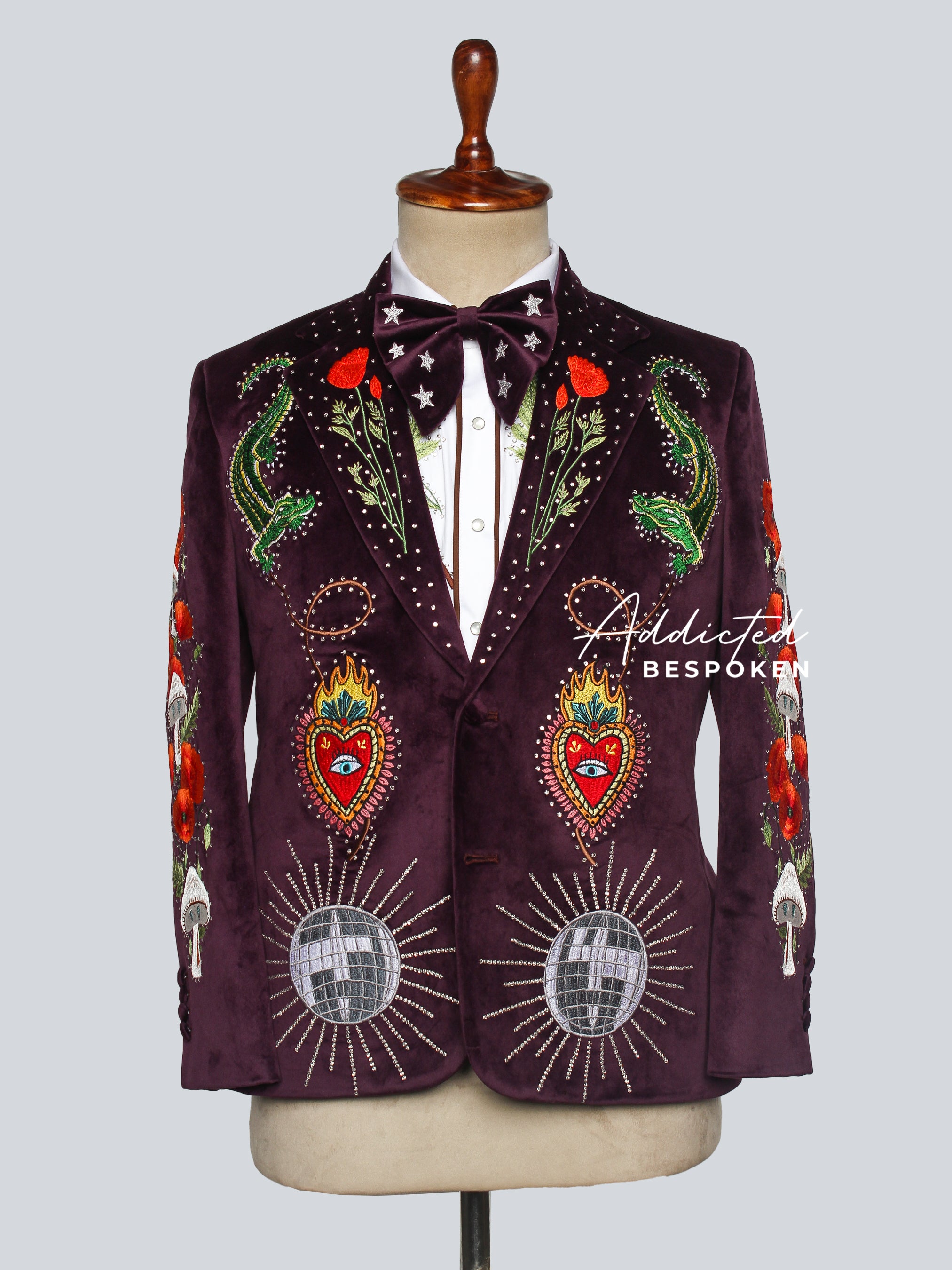 Sacred Disco Embroidered Statement Suit