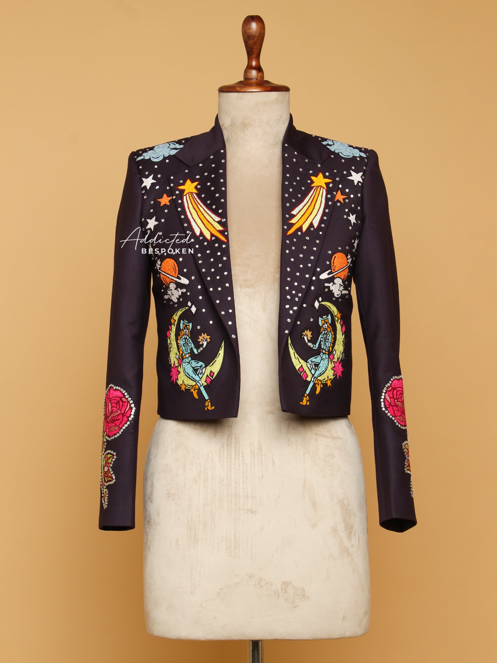 Cowgirl Space Embroidered Blazer Addicted Bespoken