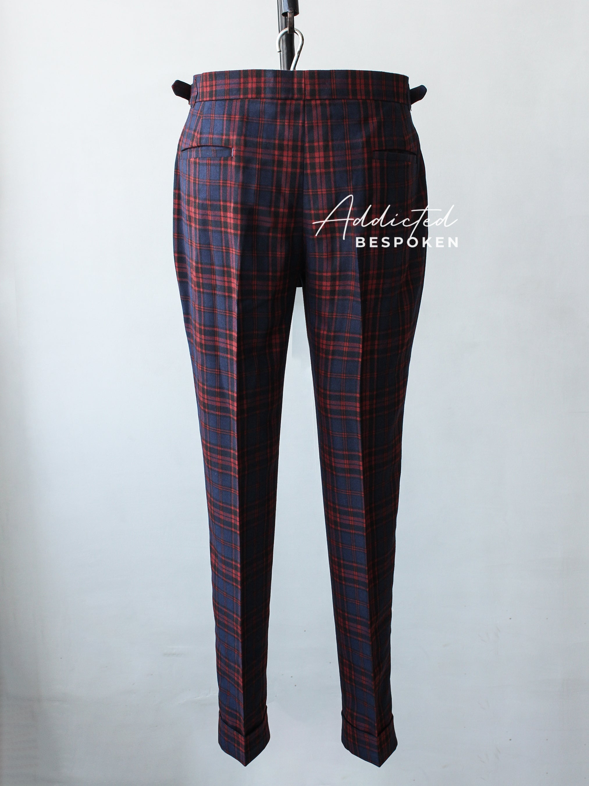 Tailored Check Gurkha Pant Addicted Bespoken
